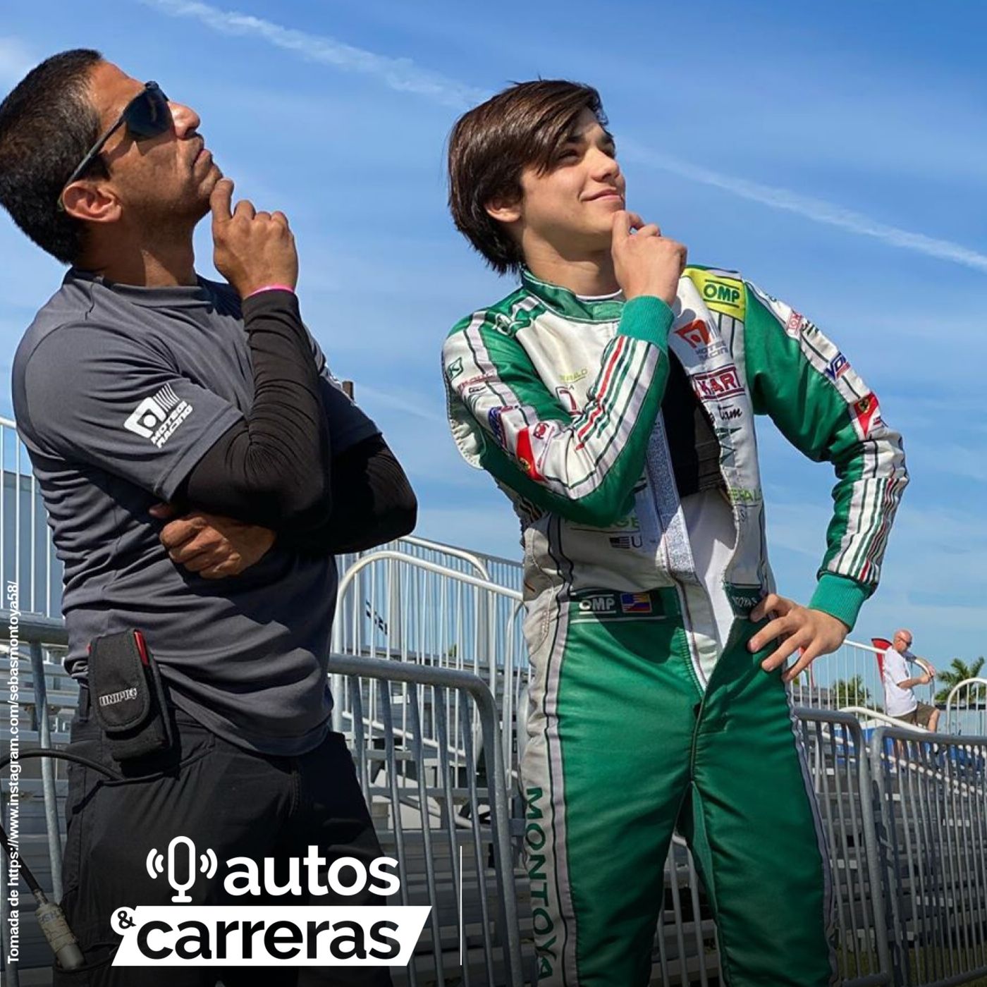 Juan Monroy en primera fila del Team Montoya