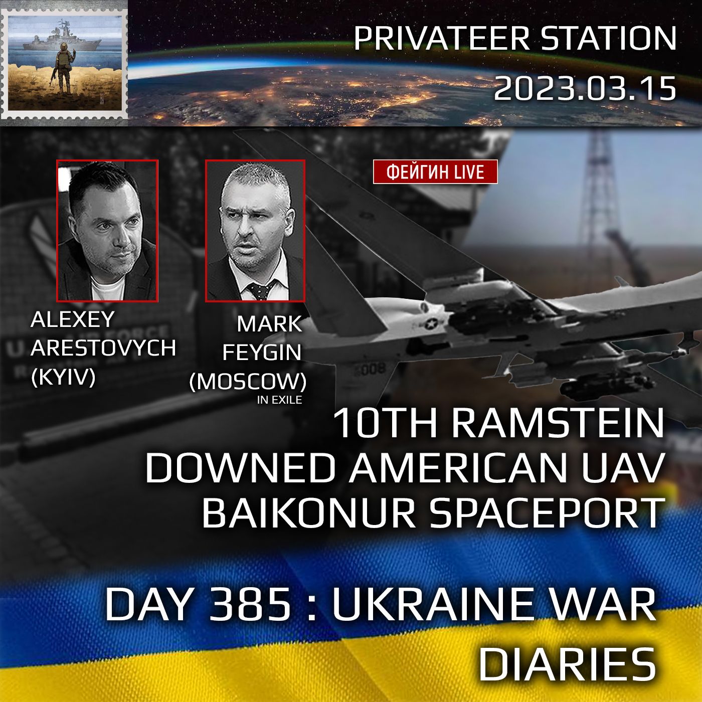 cover of episode War Day 385: Ukraine War Chronicles with Alexey Arestovych & Mark Feygin