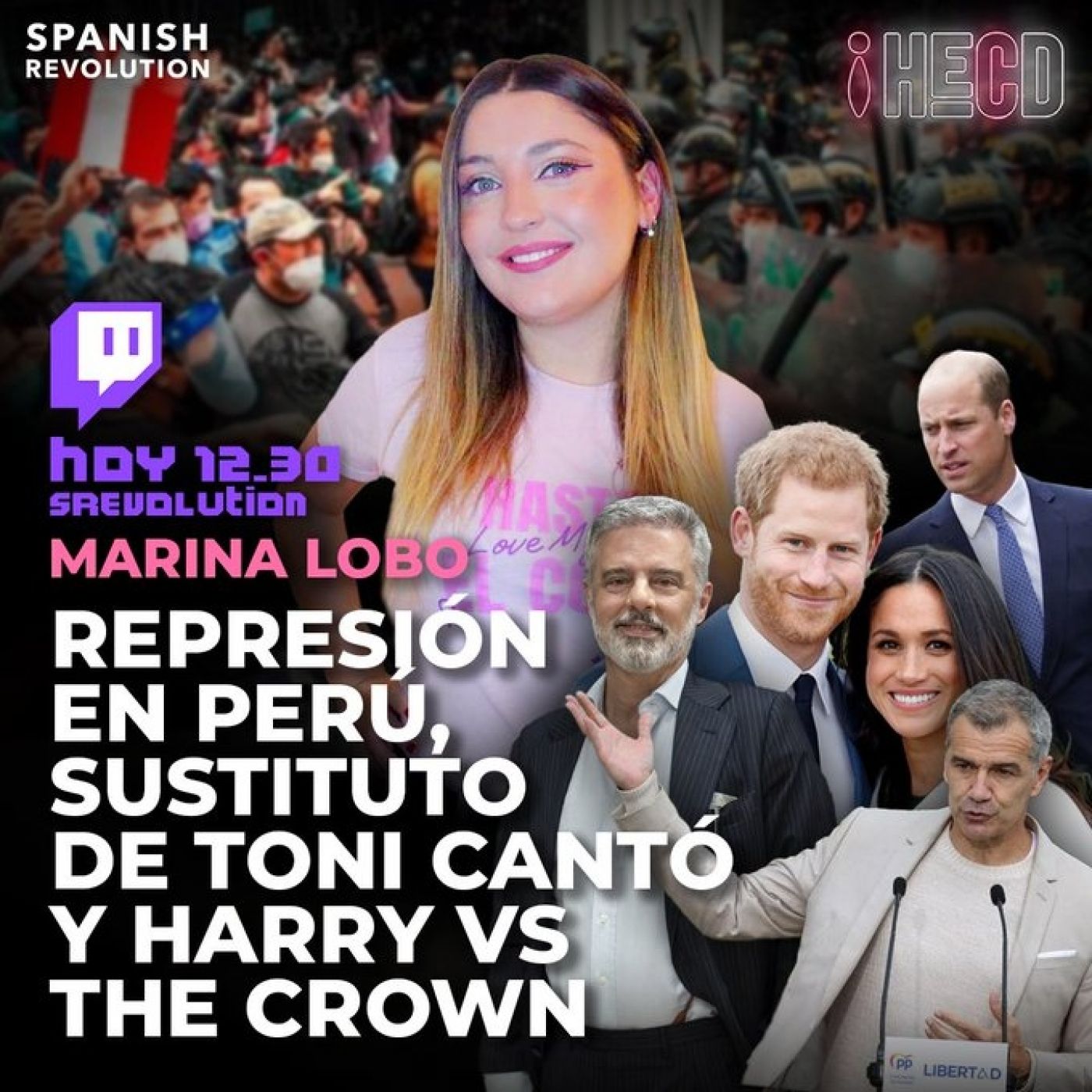 HECD 187 - Completo: El sustituto de Toni Cantó + Edu Garzón estrena programa + Carmen Calvo la lía+ Harry VS. The Crown