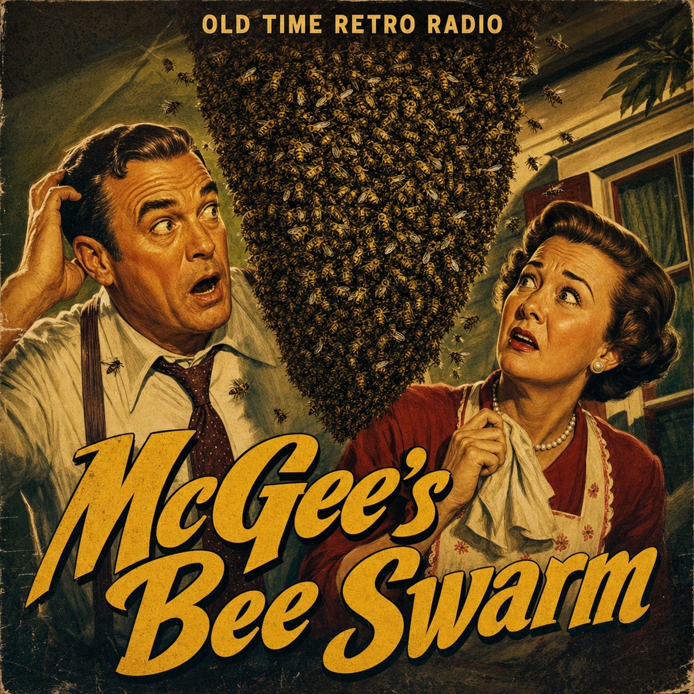 Fibber McGee and Molly - "McGee's Bee Swarm" (Old Time Radio, 1955) episode artwork