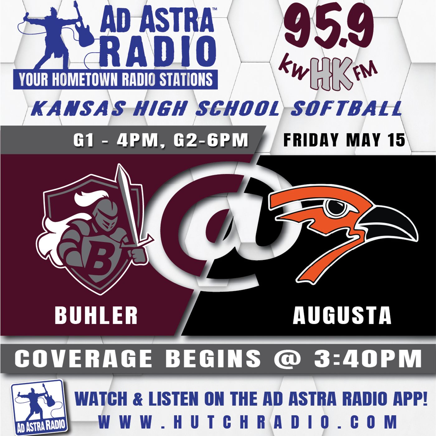 Buhler Crusaders at Augusta Orioles High School Softball (Game 1-May 15, 2026) episode artwork