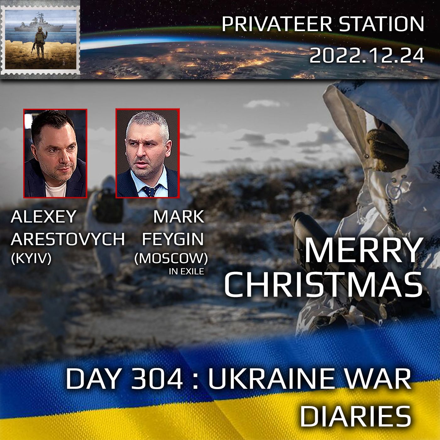 cover of episode War Day 304: Ukraine War Chronicles with Alexey Arestovych & Mark Feygin