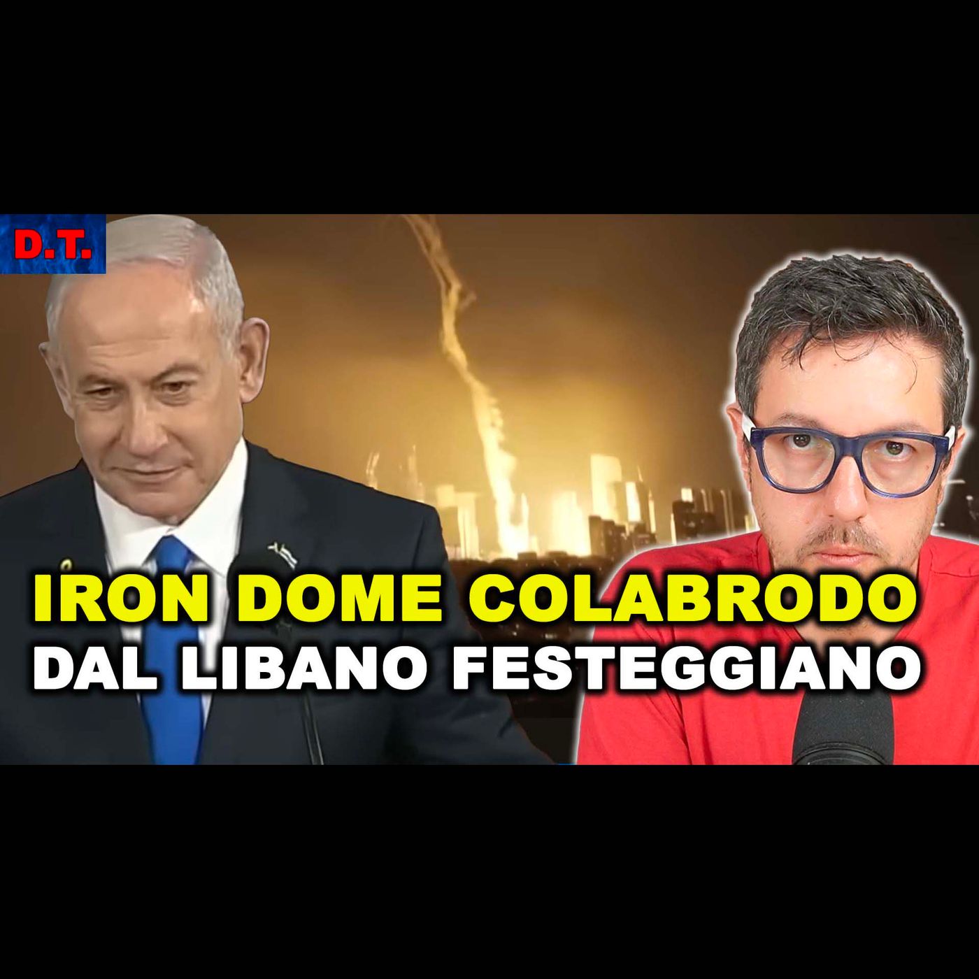 IRON DOME COLABRODO, PIOGGIA DI FUOCO SU ISRAELE | DAL LIBANO FESTEGGIANO