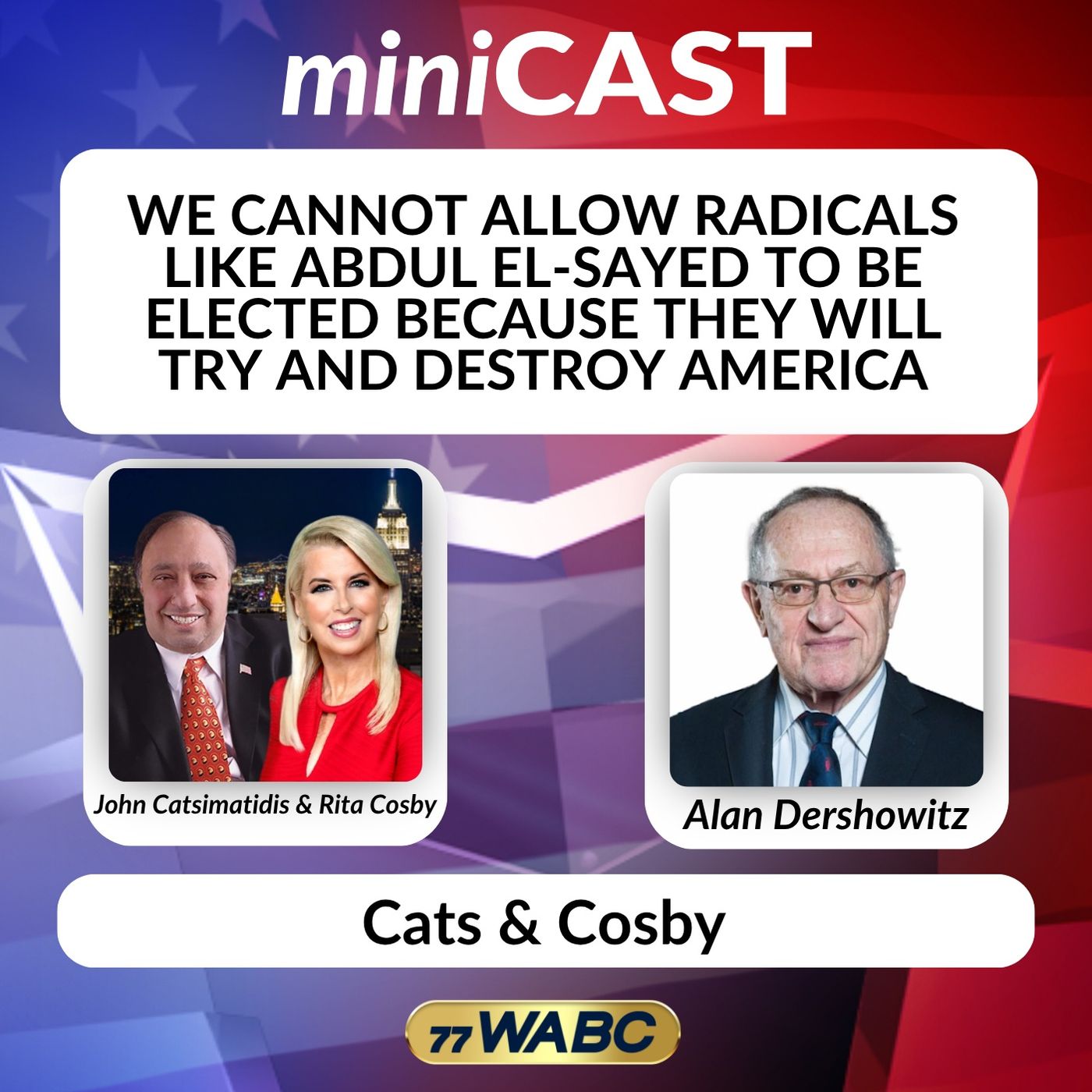 Alan Dershowitz: We Cannot Allow Radicals Like Abdul El-Sayed to Be Elected Because They Will Try and Destroy America episode artwork