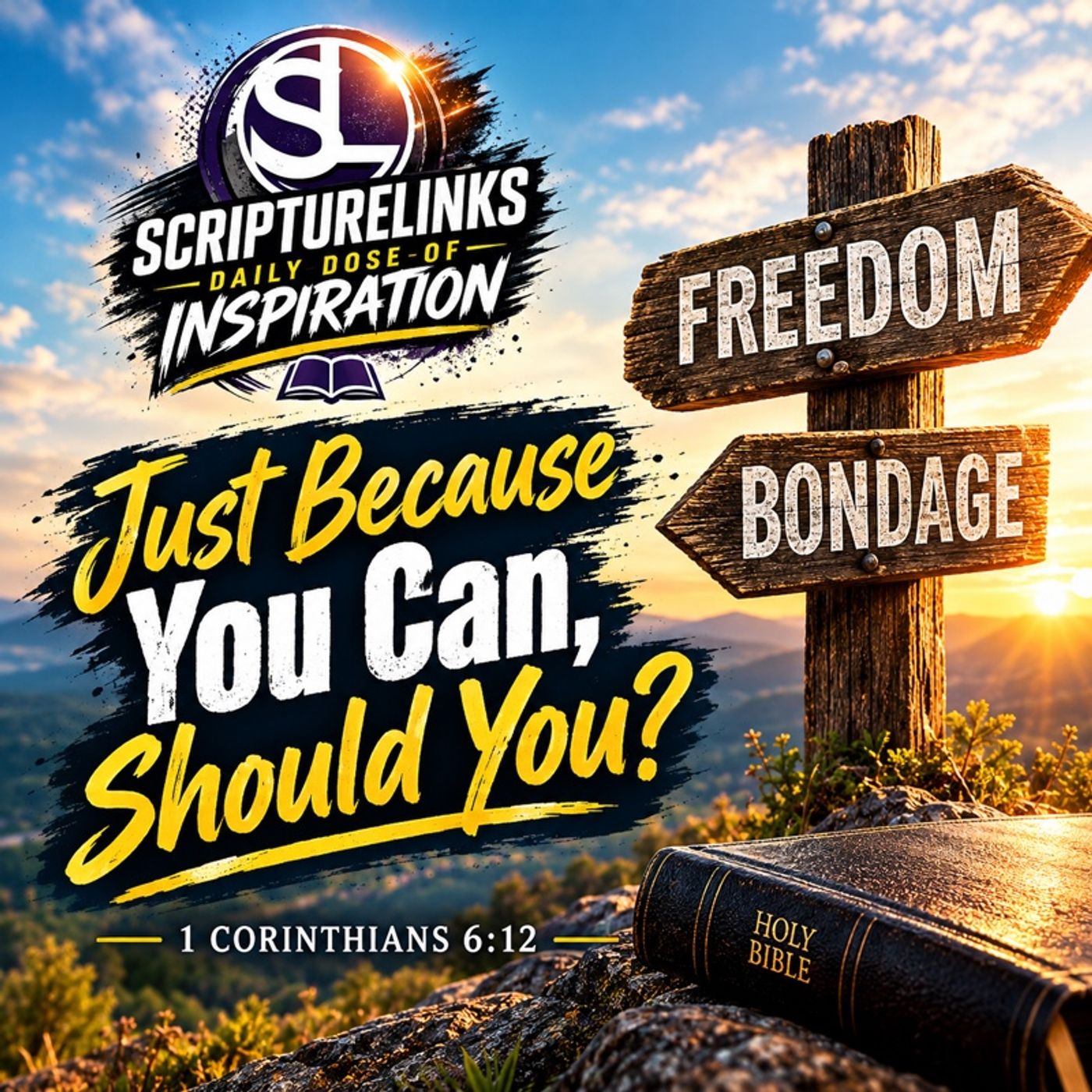 Just Because You Can Should You