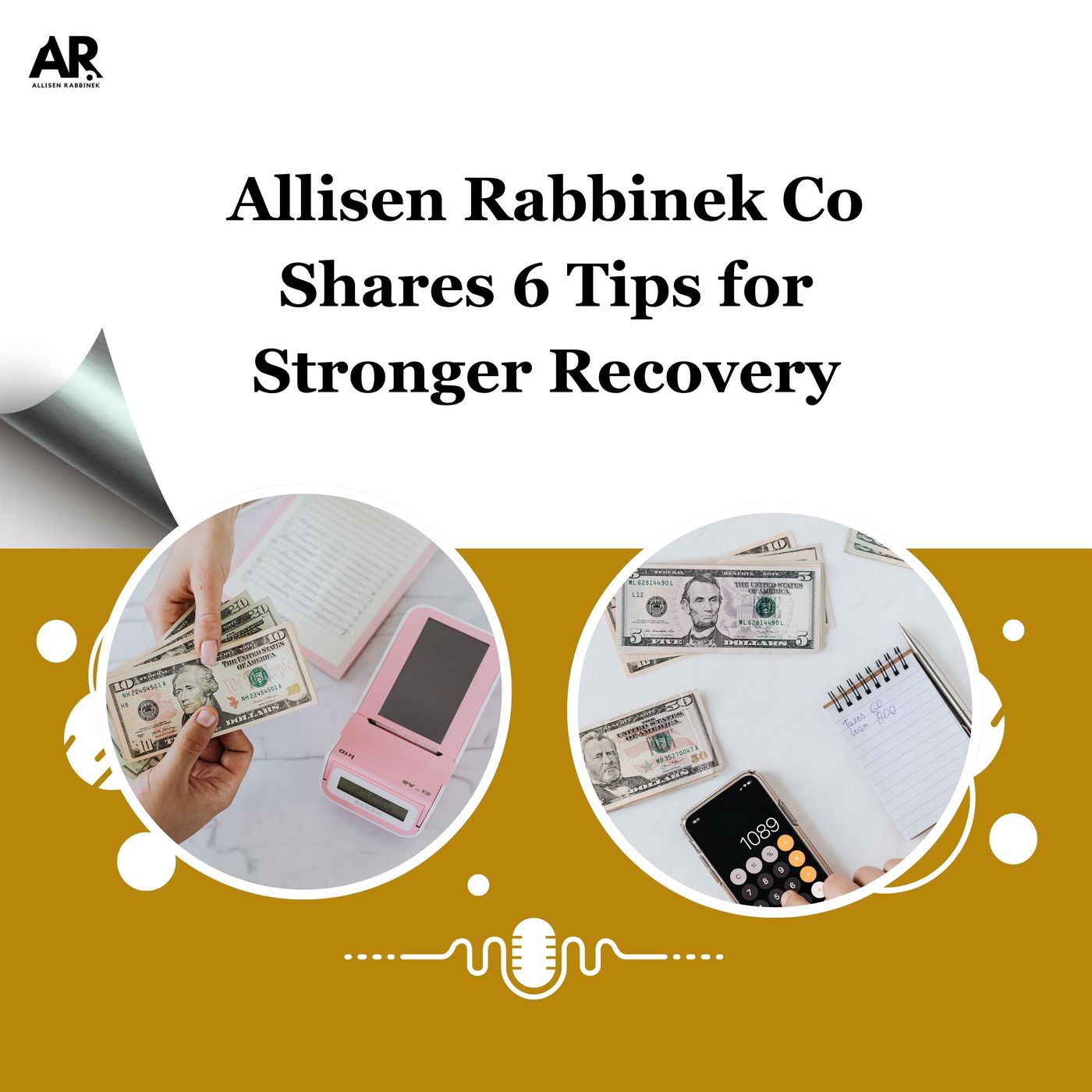 Allisen Rabbinek Co Shares 6 Tips for Stronger Recovery