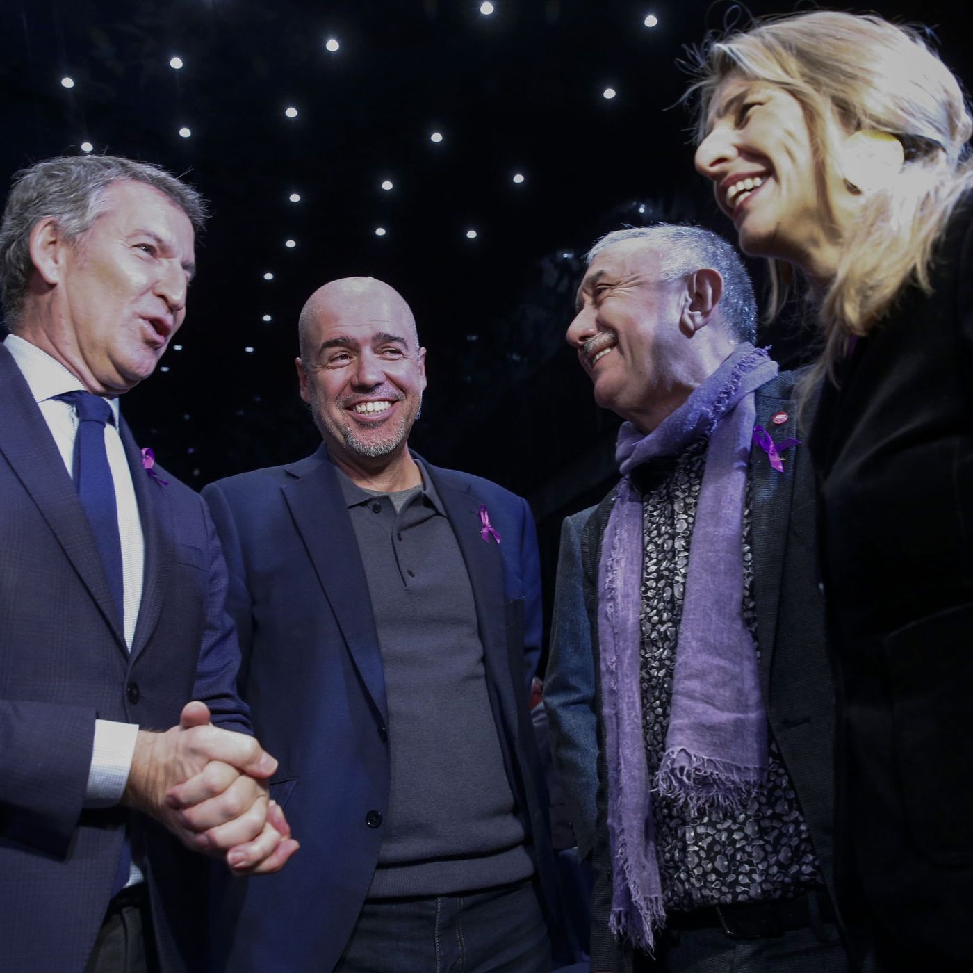 Las noticias de La Mañana: Feijóo es el primer presidente del PP que acude a un congreso de UGT