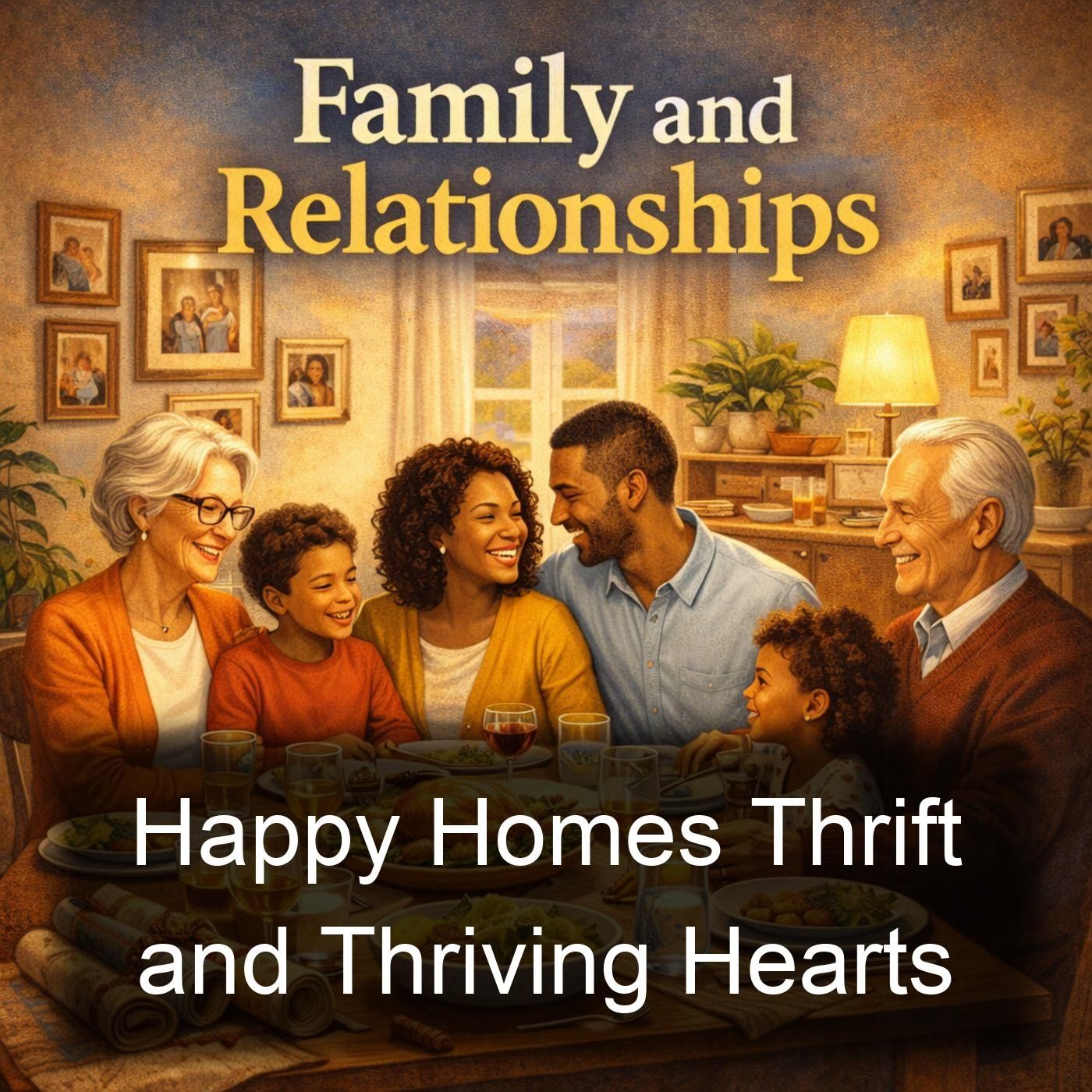 Happy Homes Thrift and Thriving Hearts cover art