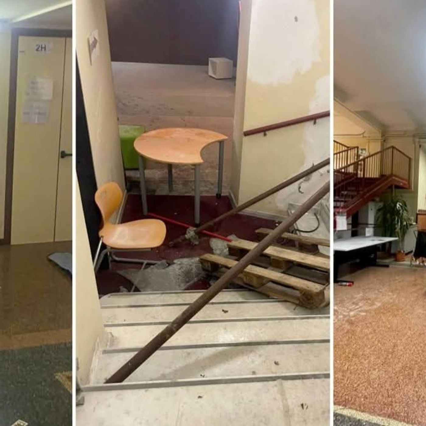 Genova, assalto al liceo occupato: vandalismi, svastiche e spragate Genova, assalto al liceo occupato: vandalismi, svastiche e spragate