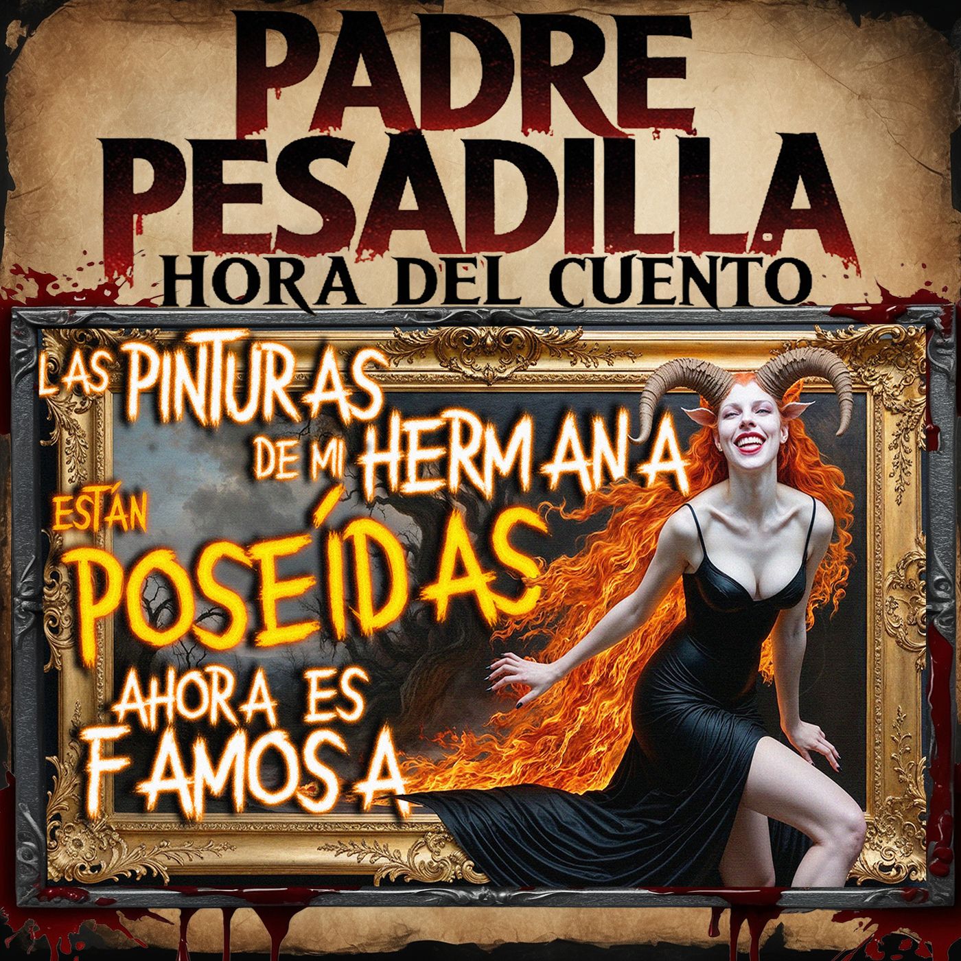 Estoy aterrorizado por las pinturas POSEÍDAS de mi hermana - Creepypasta Aterradora de Reddit episode artwork