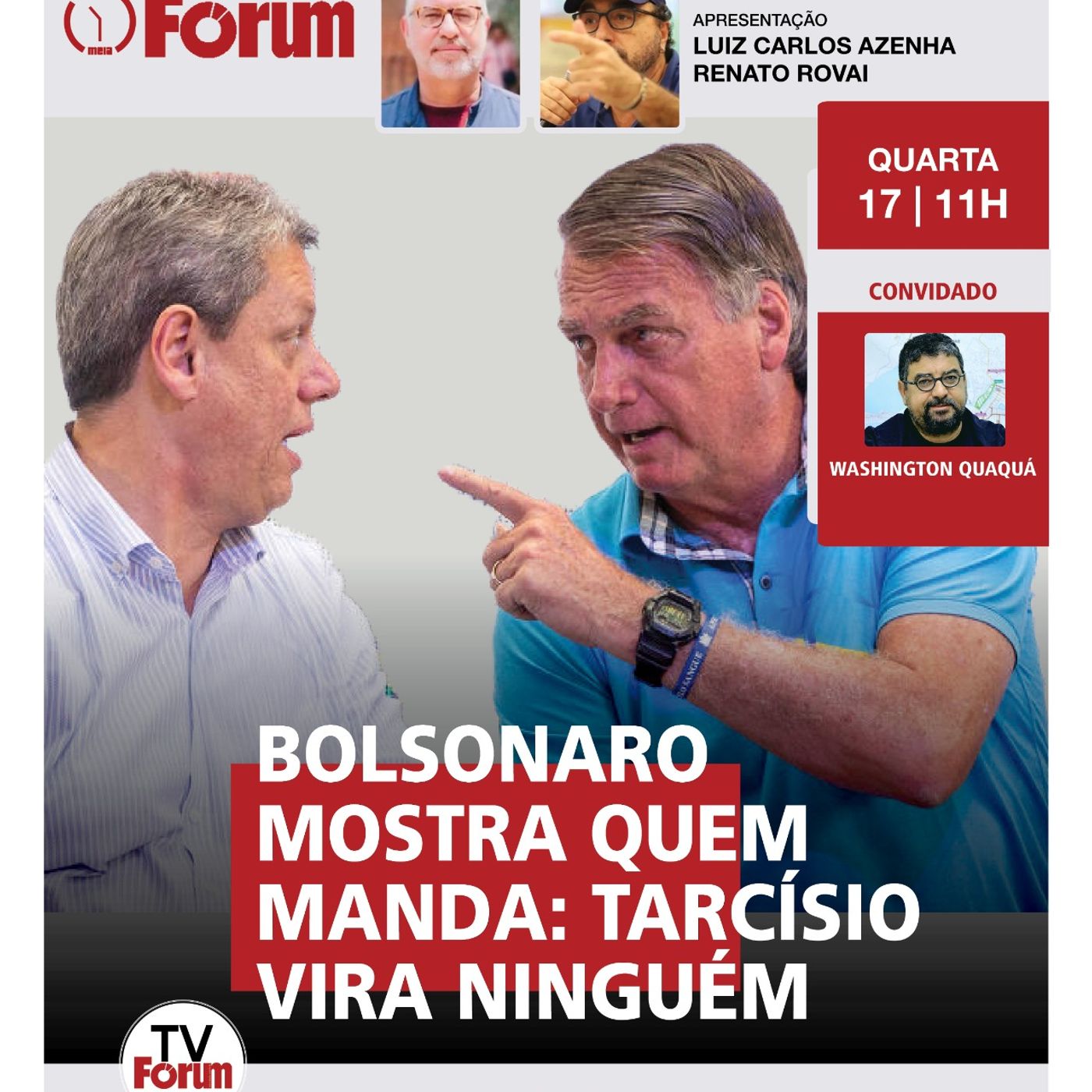 Tarcísio perde feio para Flávio Bolsonaro na Quaest | Trump cerca Venezuela | 17.12.25 episode artwork