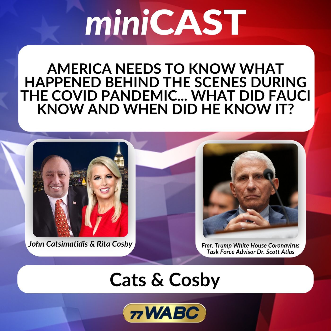 Dr. Scott Atlas: America Needs to Know What Happened Behind the Scenes During Covid... What Did Fauci Know and When Did He Know It? episode artwork