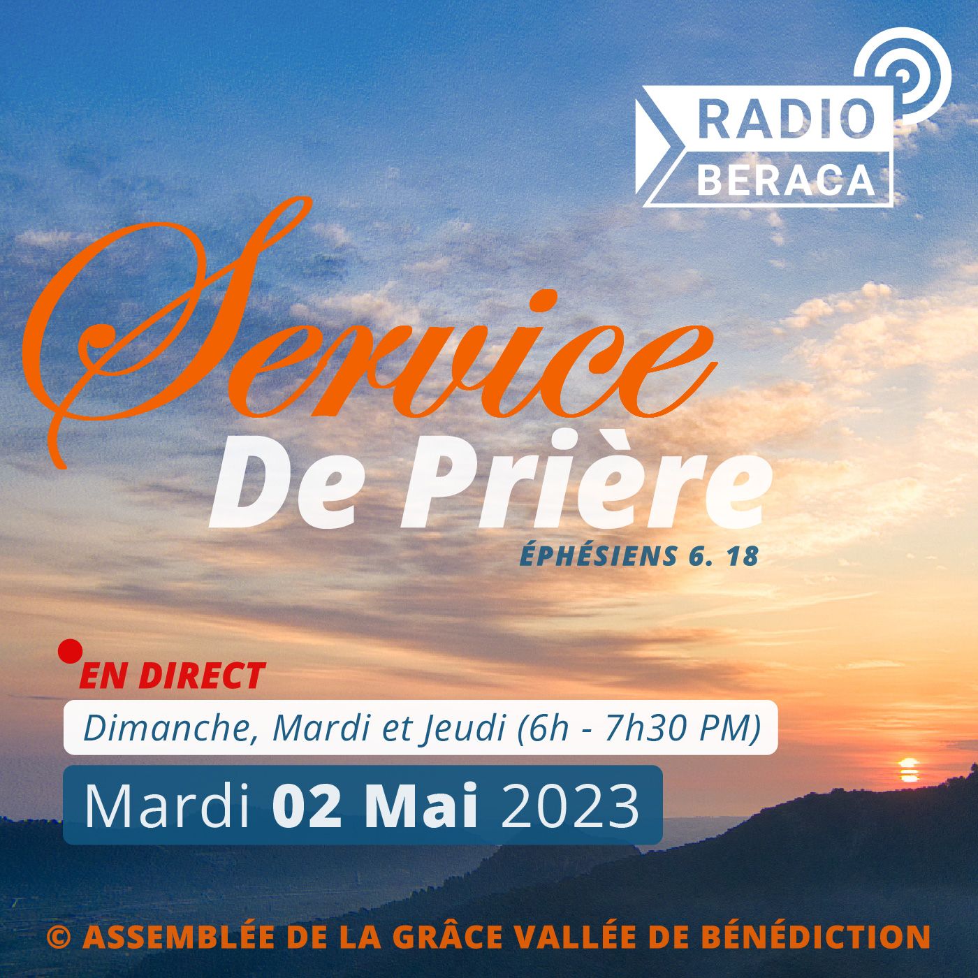 Mardi 02 mai 2023.- Service de prière episode artwork