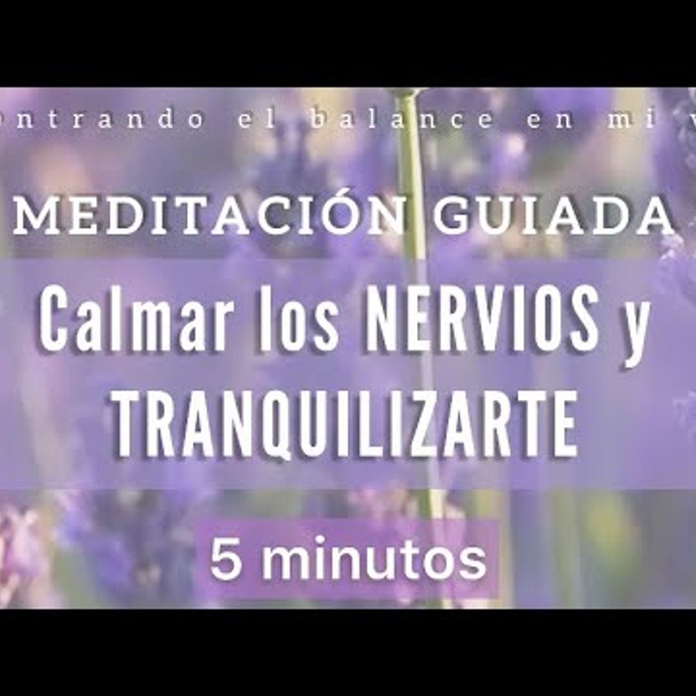 39. Meditación para Calmar los NERVIOS y entrar en un estado de TRANQUILIDAD 🍃 - 5 minutos MINDFULN