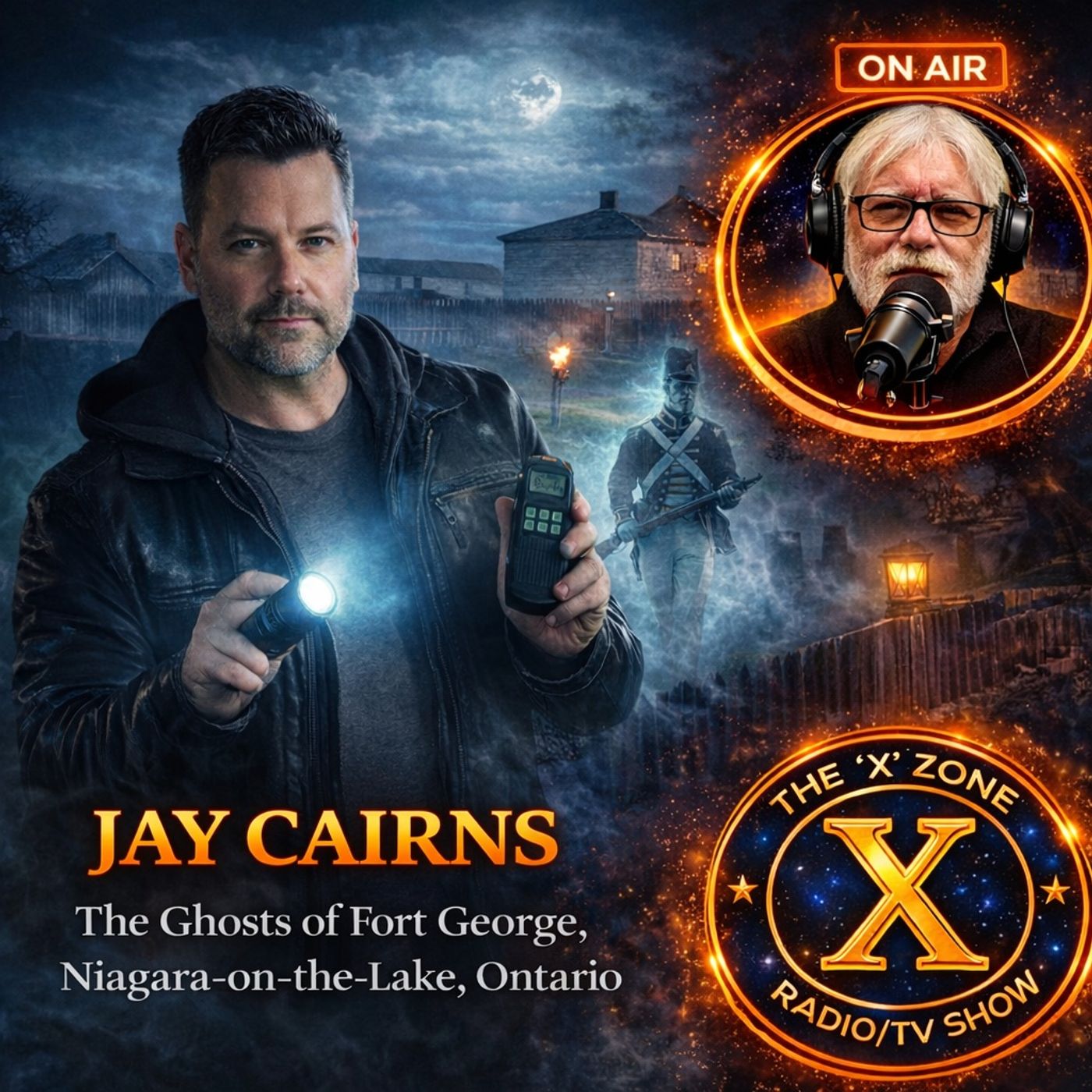 Rob McConnell Interviews - JAY CAIRNS - The Ghosts of Fort George, Niagara-on-the-Lake, Ontario