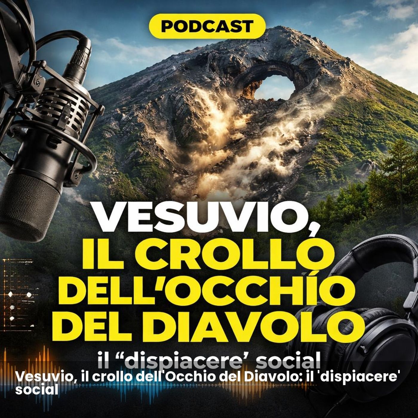 Vesuvio, il crollo dell'Occhio del Diavolo: il 'dispiacere' social episode artwork