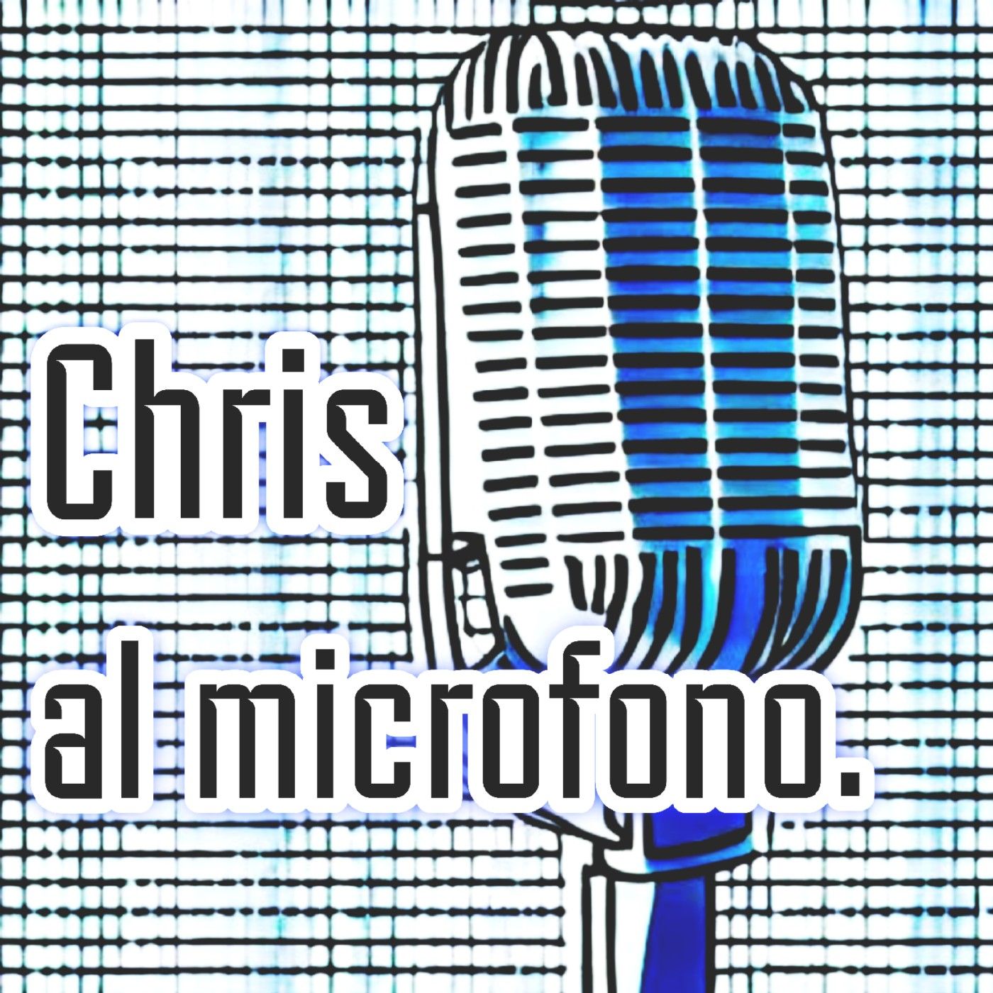 Chris al micrófono