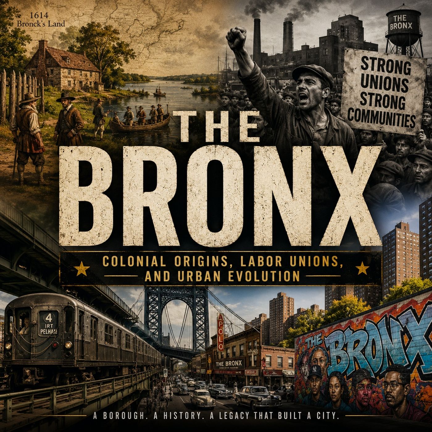The Bronx: Colonial Origins, Labor Unions, and Urban Evolution episode artwork