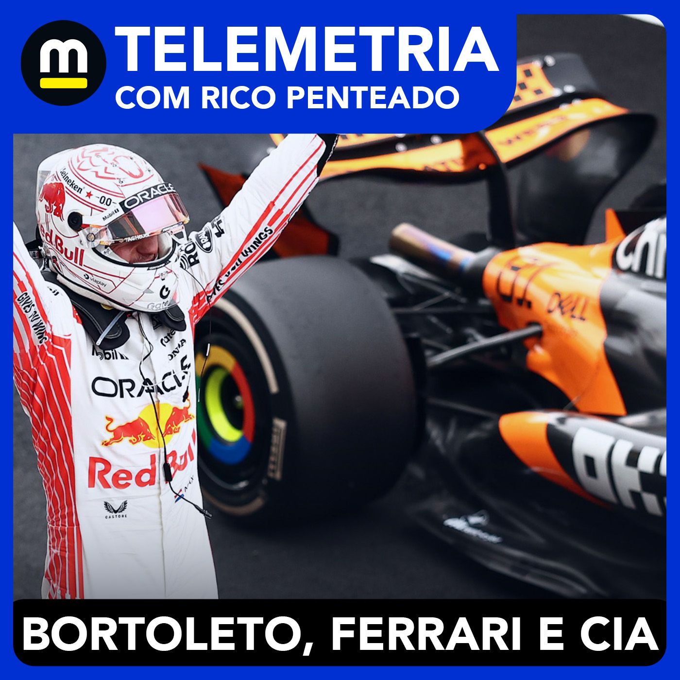 TELEMETRIA com Rico: Bahrein, McLaren X RBR, por que SÓ MAX doma RB21, Hamilton X Leclerc, Bortoleto episode artwork