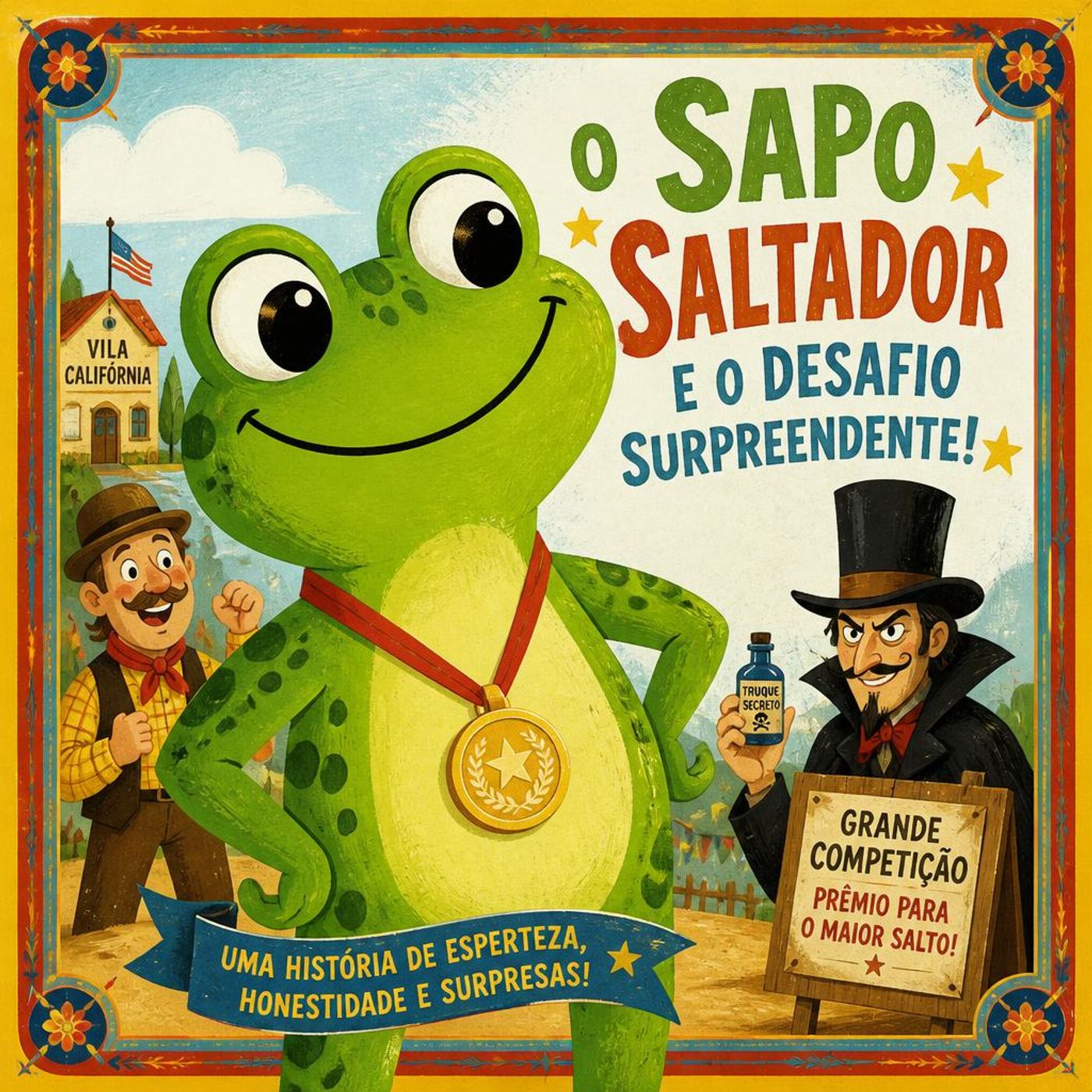 O Sapo Saltador e o Incrível Desafio de Jim Smiley ｜【Conto popular】 episode artwork