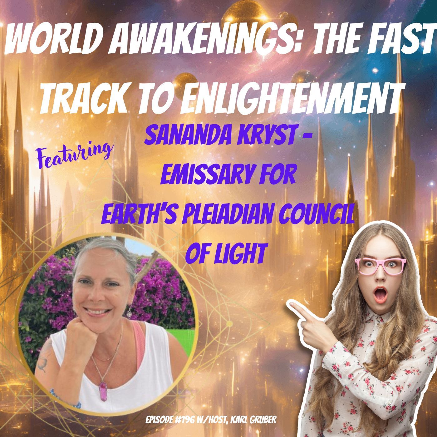 The Emissary for Earth's Pleiadian Council of Light - Sananda Kryst episode artwork