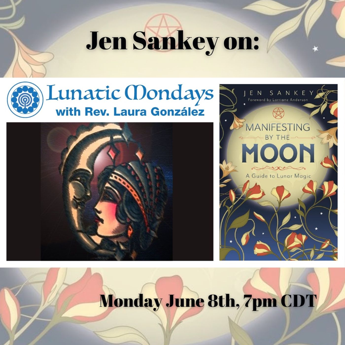 Lunatic Mondays ~ Jen Sankey ~ Author episode artwork