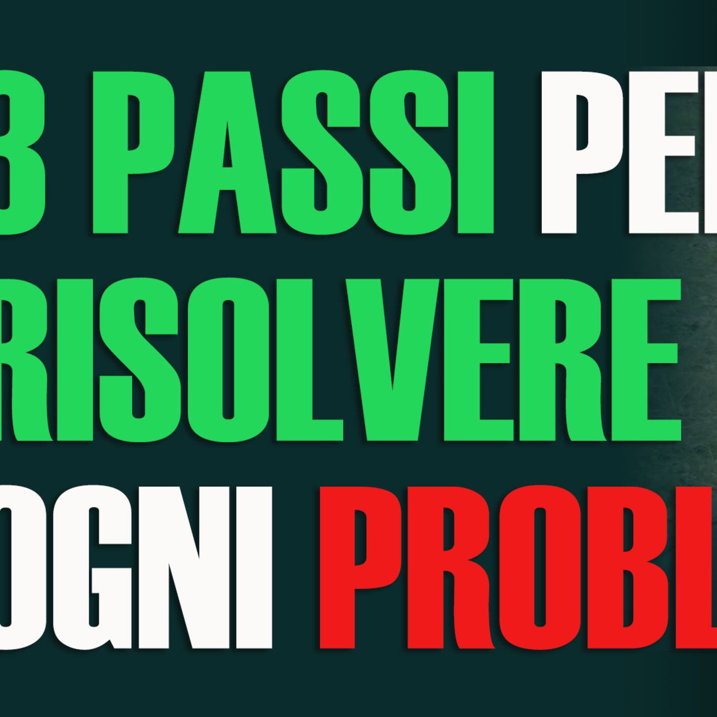 I 3 passi per RISOLVERE ogni PROBLEMA episode artwork