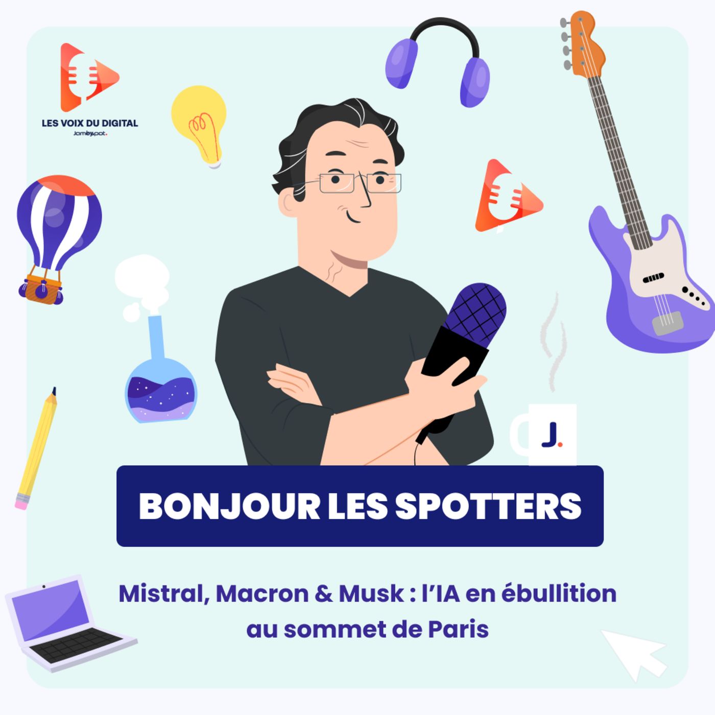 [BLS] Mistral, Macron & Musk : l’IA en ébullition au sommet de Paris episode artwork