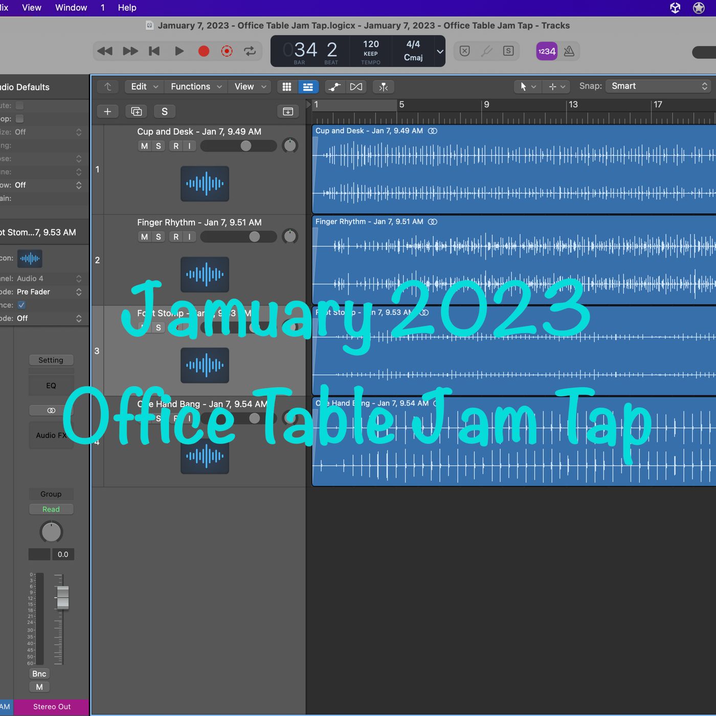 Jamuary 7, 2023 - Office Table Jam Tap