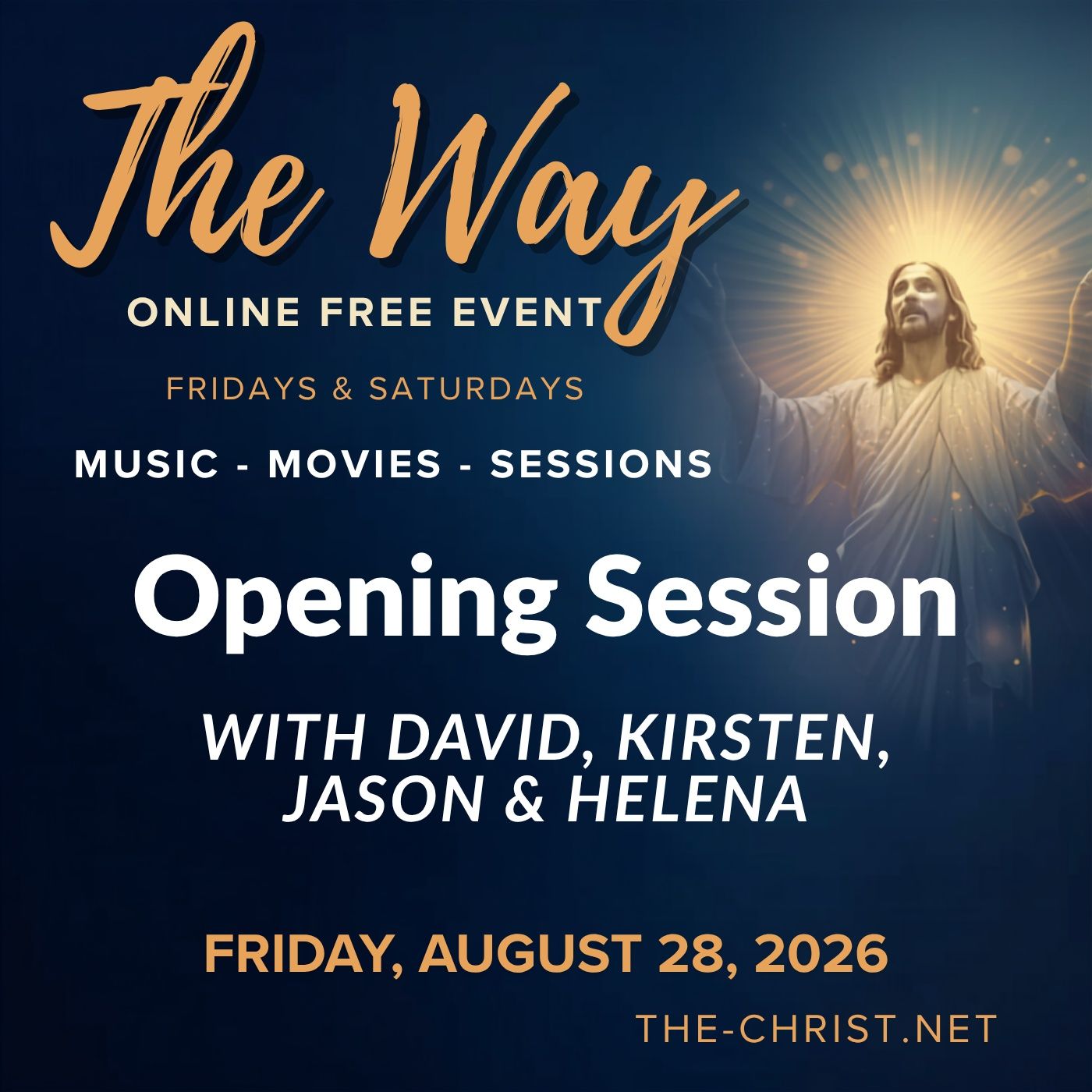 “The Way” - Friday Opening Session - "The Dawning of Holy Relationship" with David, Kirsten, Dineke, Lorena, Jason, and Helena