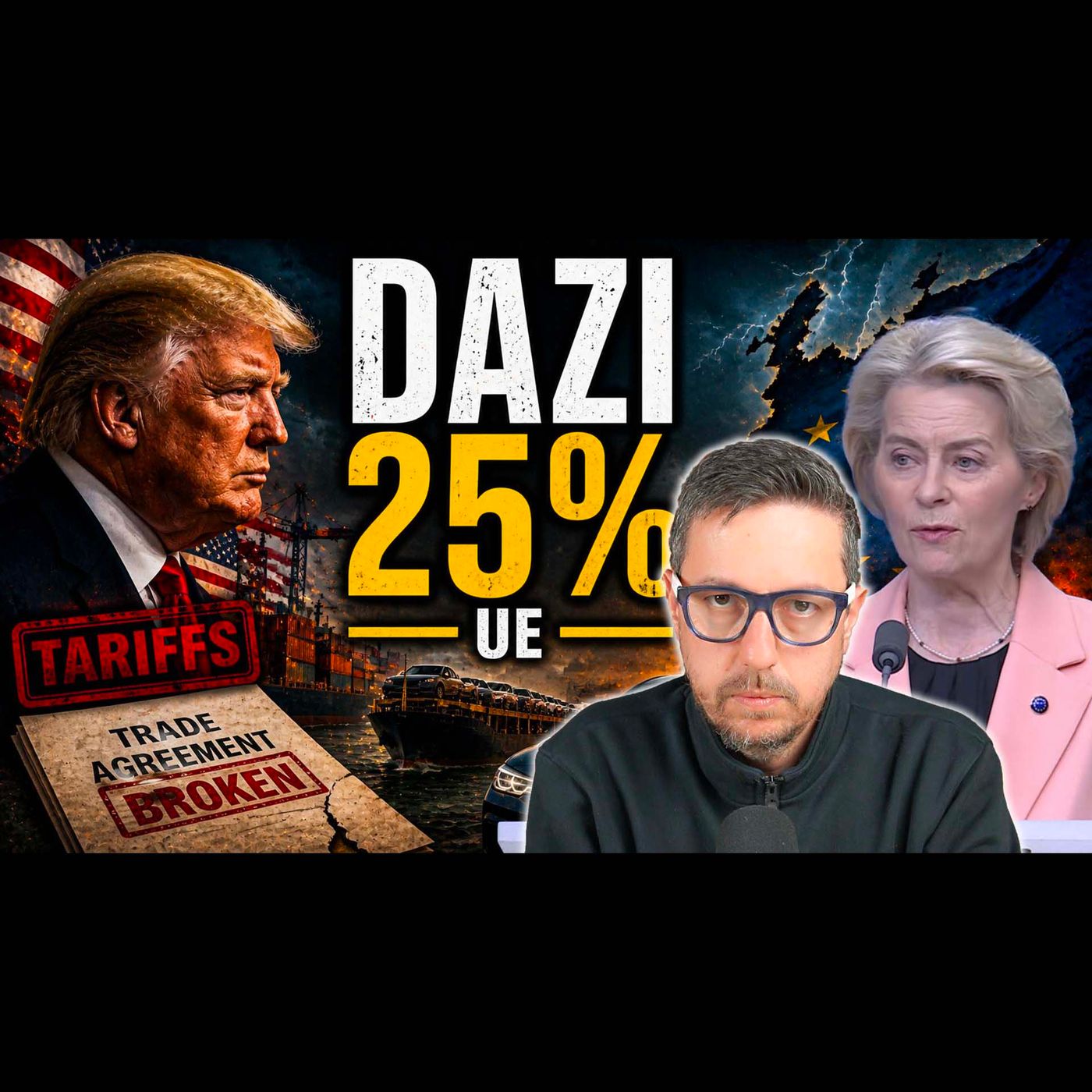 TRUMP CI DÀ IL COLPO DI GRAZIA: DAZI AL 25% SULLE AUTO UE