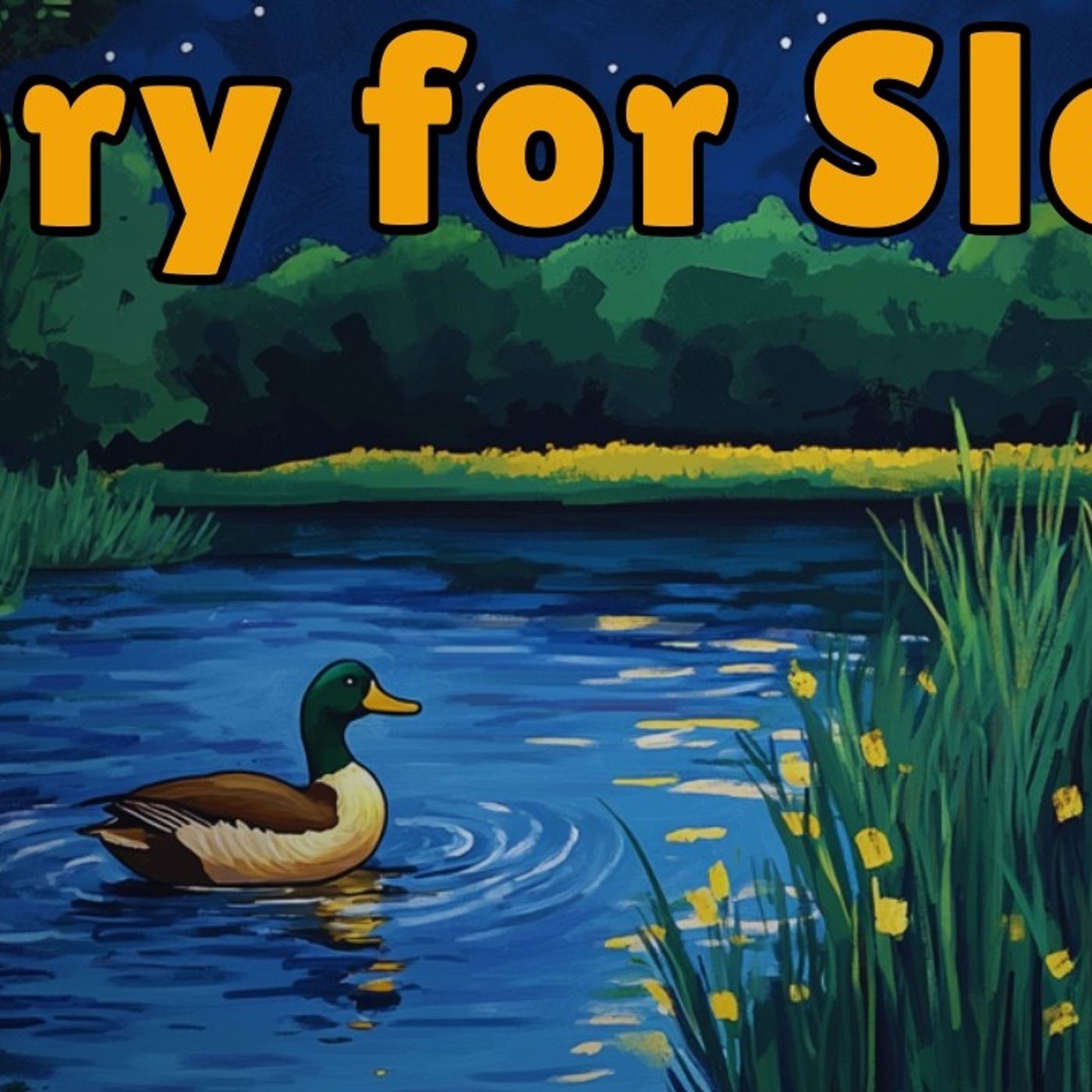 The SLEEPIEST Bedtime Story 😴A Tranquil Evening with a River Duck 😴 RELAX with a STORY(M4A_128K)