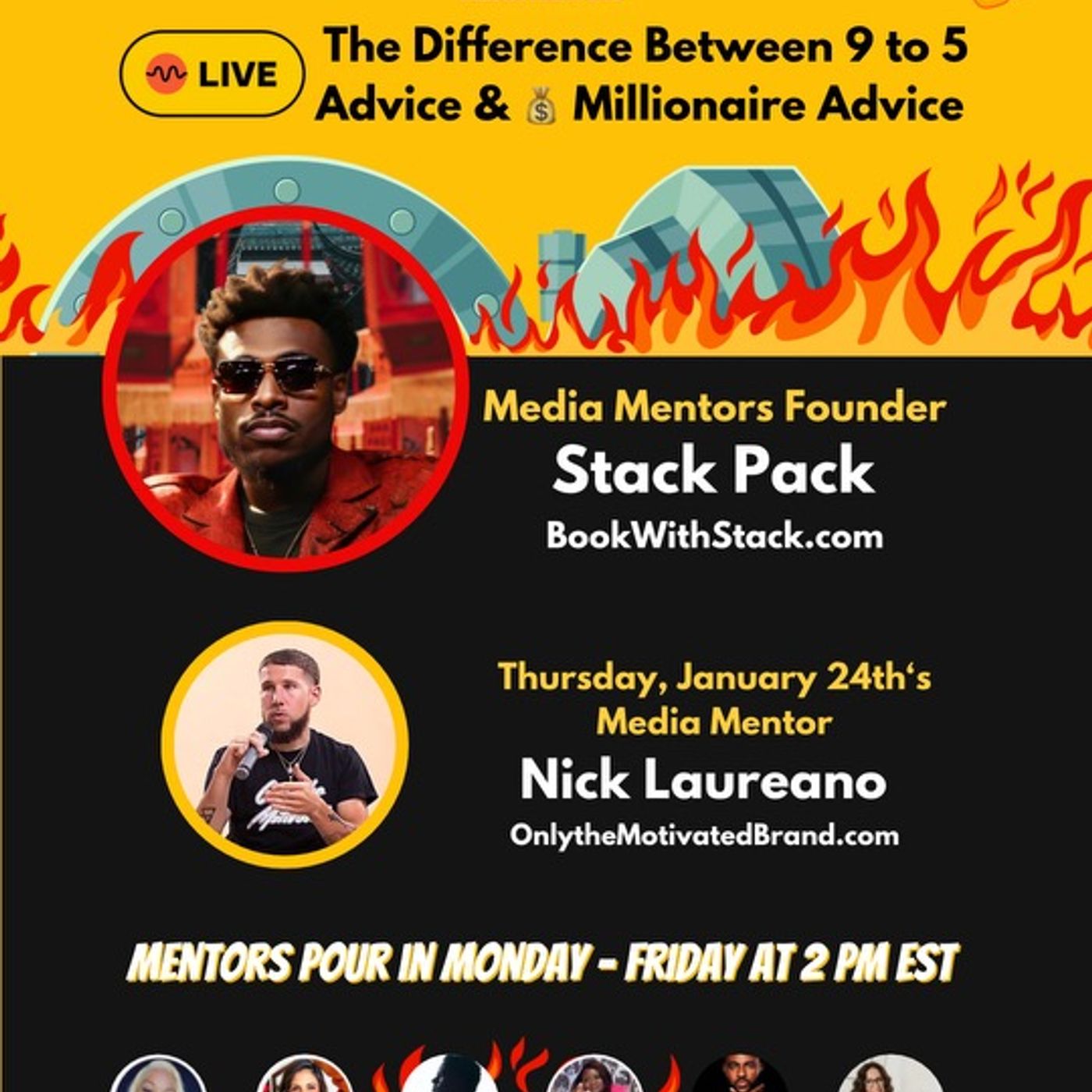 Media Mentors: 9-5 Advice Versus Millionaire Advice episode artwork