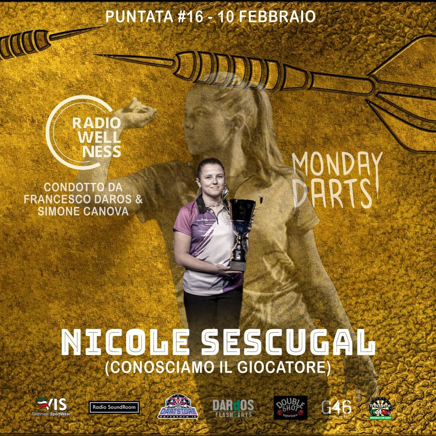 MONDAY DART - Sedicesima Puntata - Nicole Sescugal episode artwork