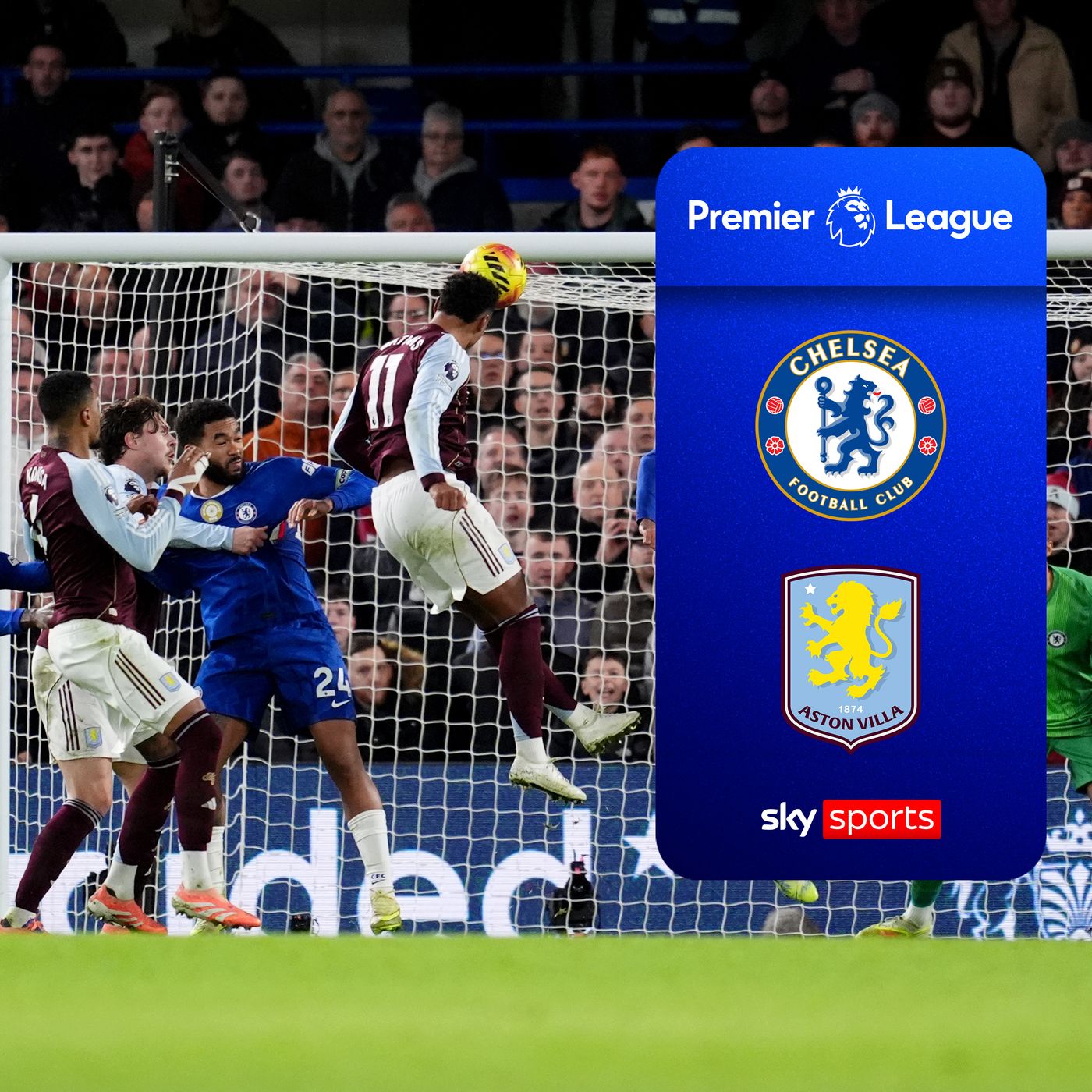 Super-sub Watkins scores twice as Villa beat Chelsea to win 11th in a row!