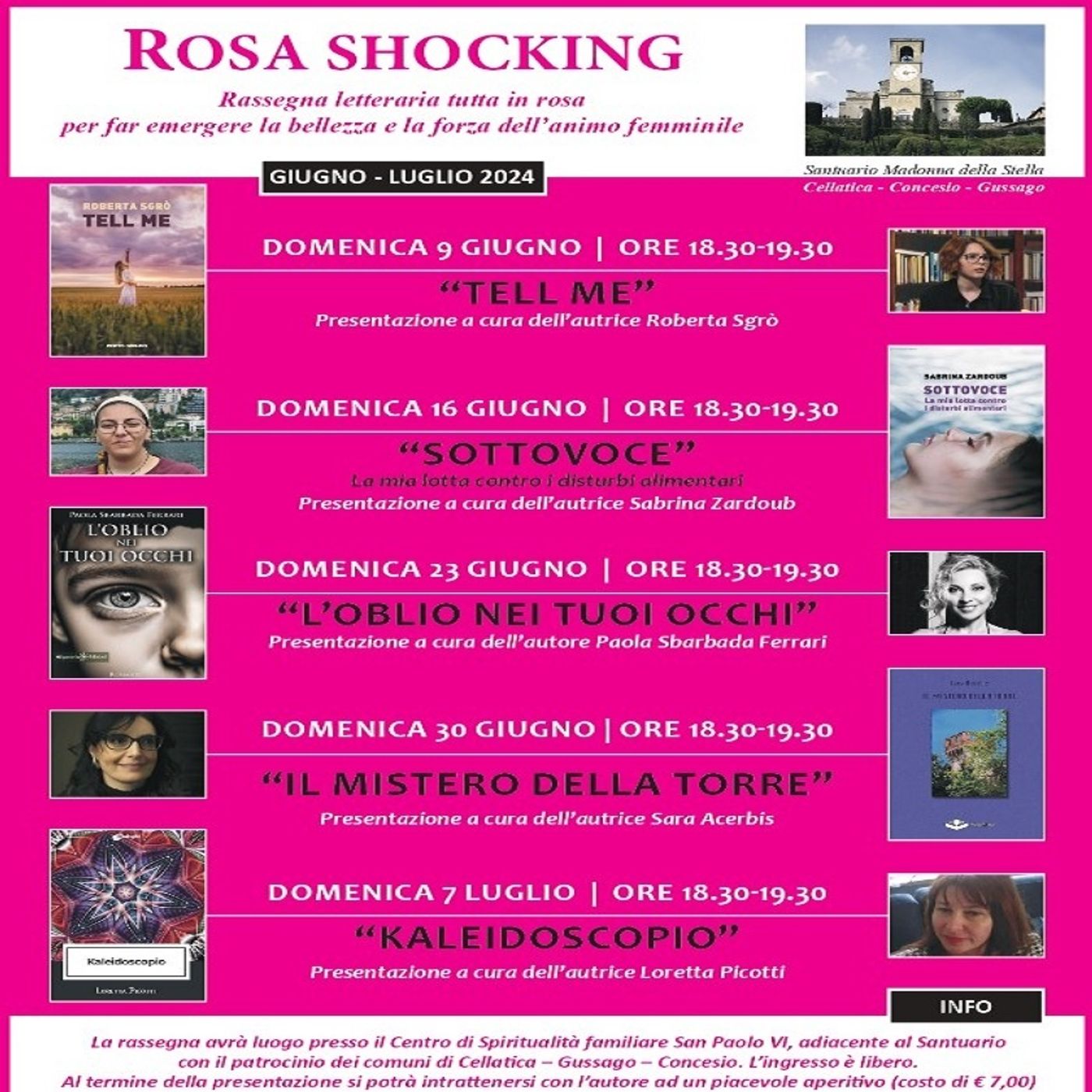 Rosa Shocking, cinque scrittrici al Santuario della Stella: intervista a don Giorgio Comini  -  30 maggio 2024 episode artwork