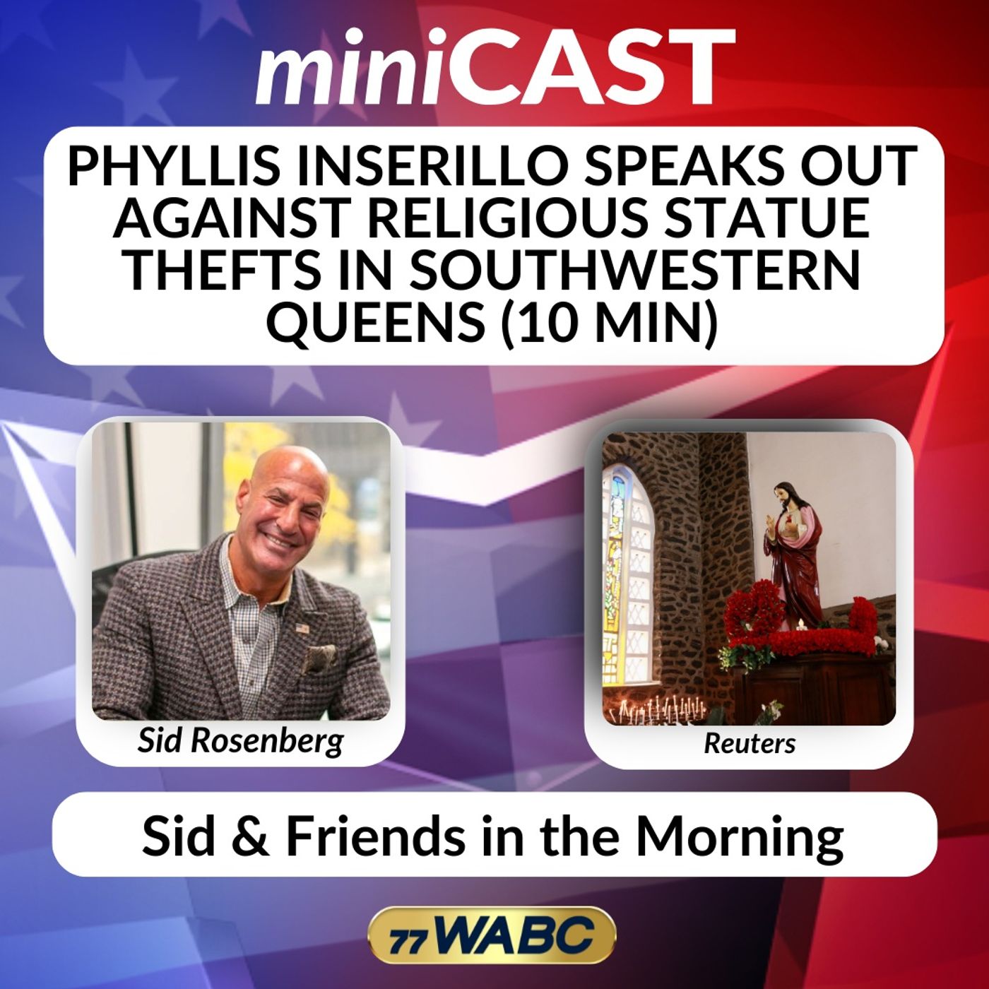 Phyllis Inserillo Speaks Out Against Religious Statue Thefts in Southwestern Queens (10 min) | 07-15-26