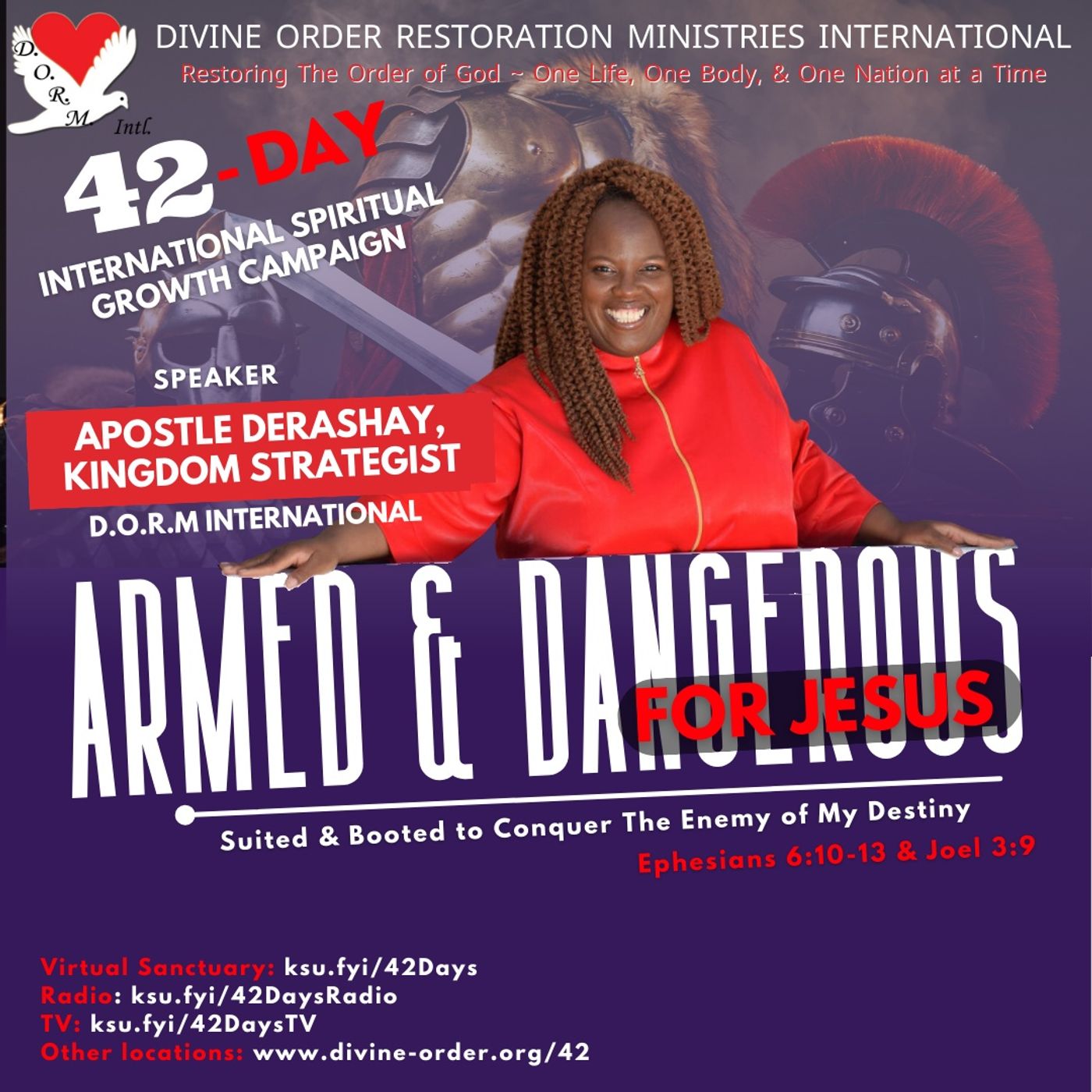 Rely on God Apostle Derashay, Kingdom Strategist