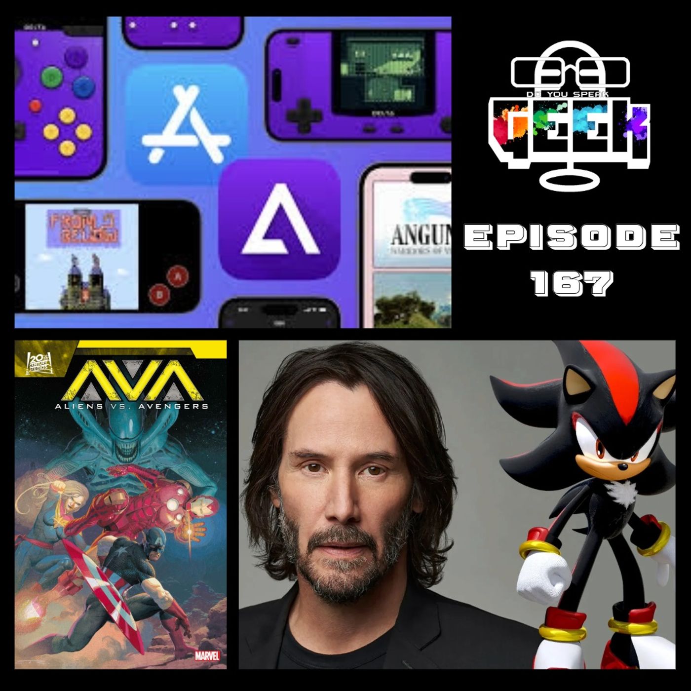 Episode 167 (Keanu Reeves, Avengers VS Aliens, Delta and much more)