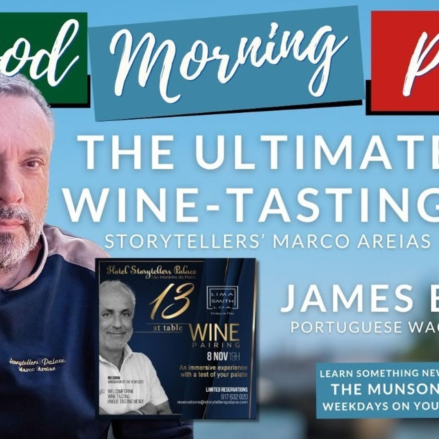 Ultimate Portuguese Wine-tasting & Portuguese 'Wacky Trails' on Good Morning Portugal!