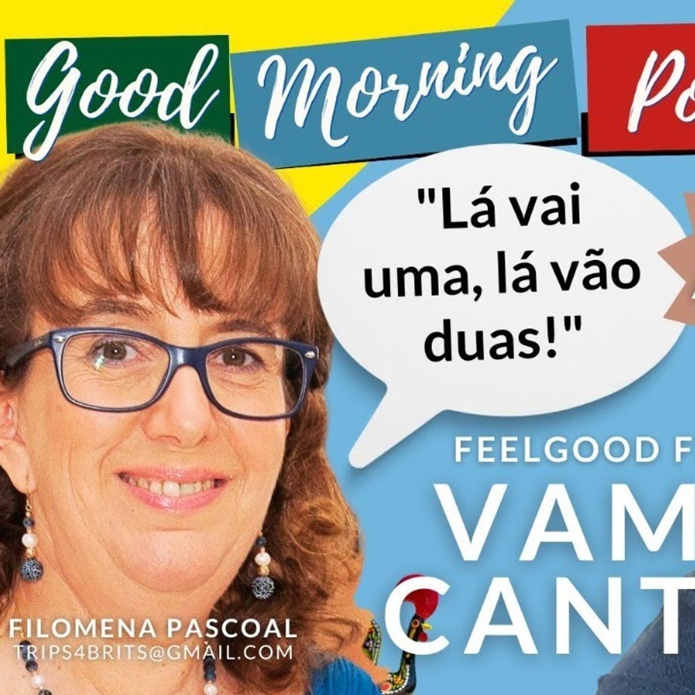 Vamos Cantar! It's a Filomena 'Feelgood Friday' on Good Morning Portugal!