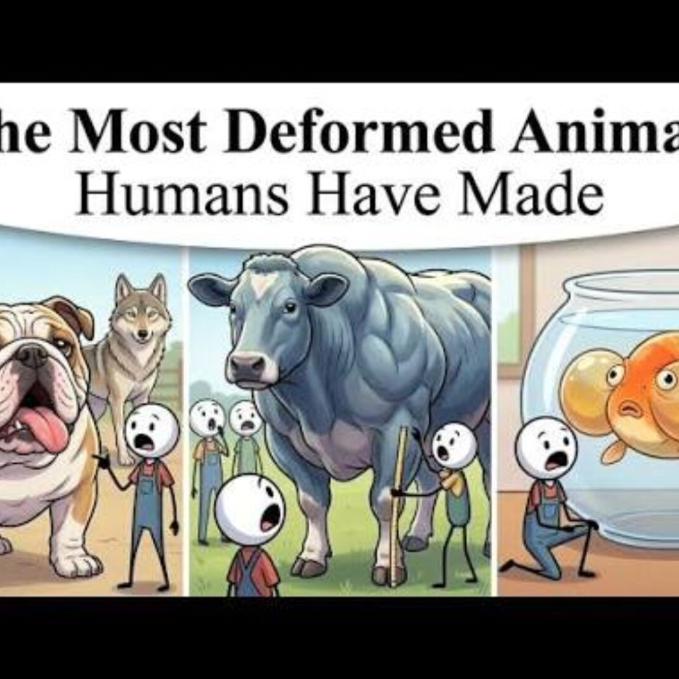 The Most Deformed Animals Humans Have Made( episode artwork