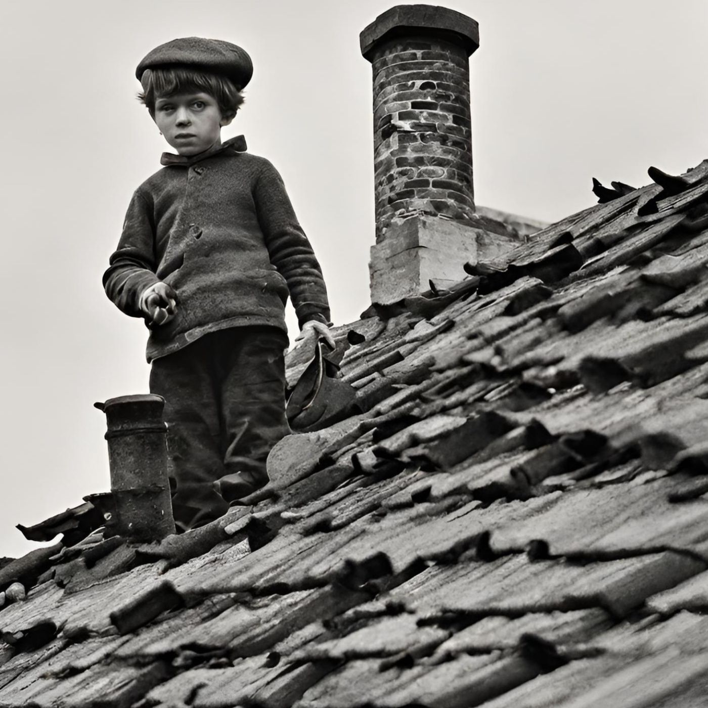 Liam el niño chimenea