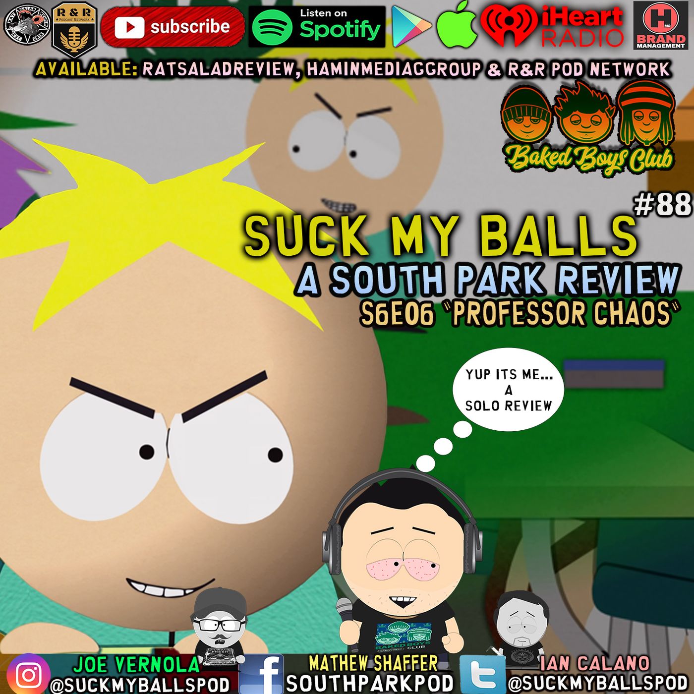 SMB #88 - S6E6  Professor Chaos- “Get the Fudge Out!”