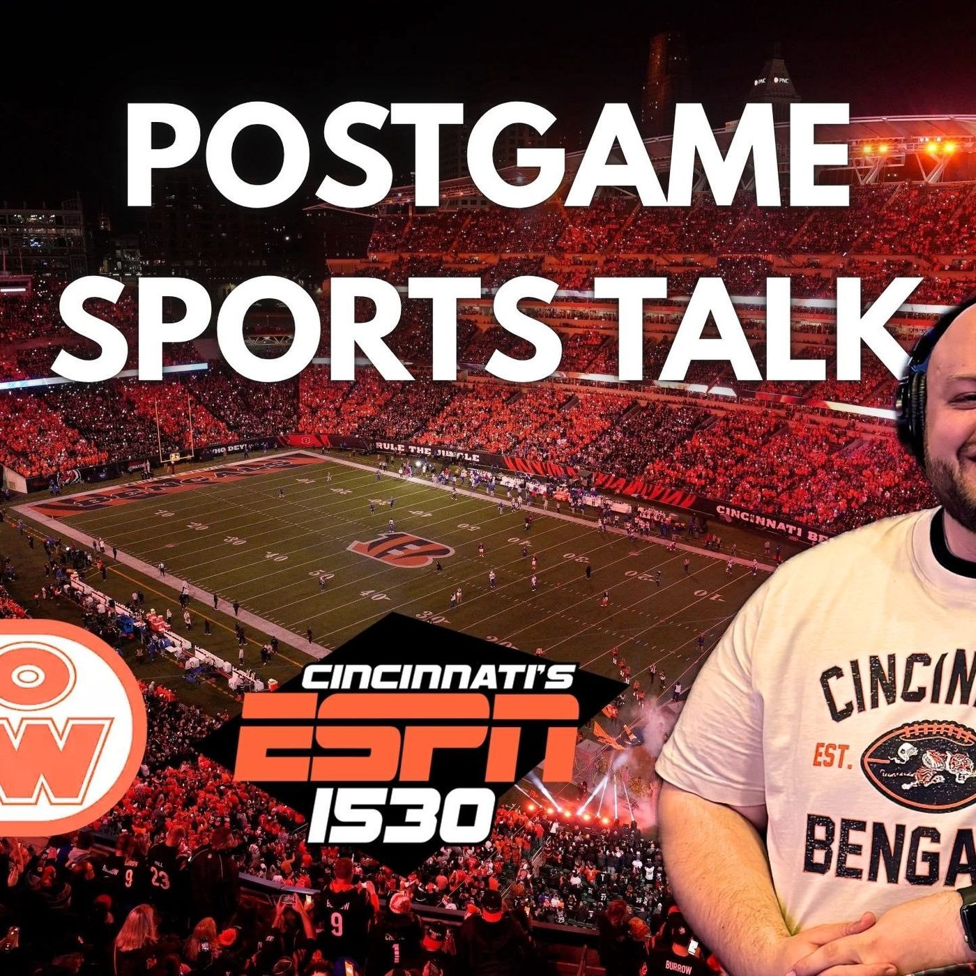 Postgame Sports Talk w/ Austin Elmore -- 8/22/26 episode artwork
