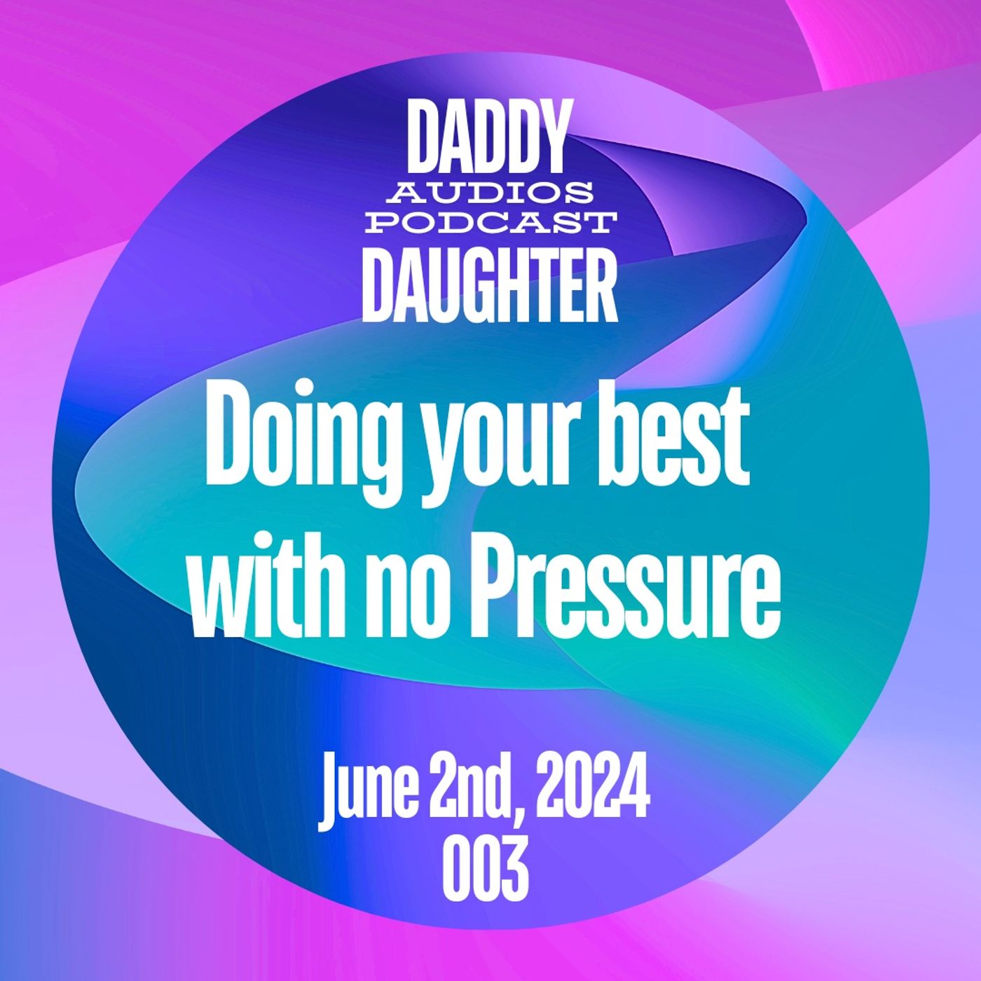 Doing your best with no pressure - 003 episode artwork