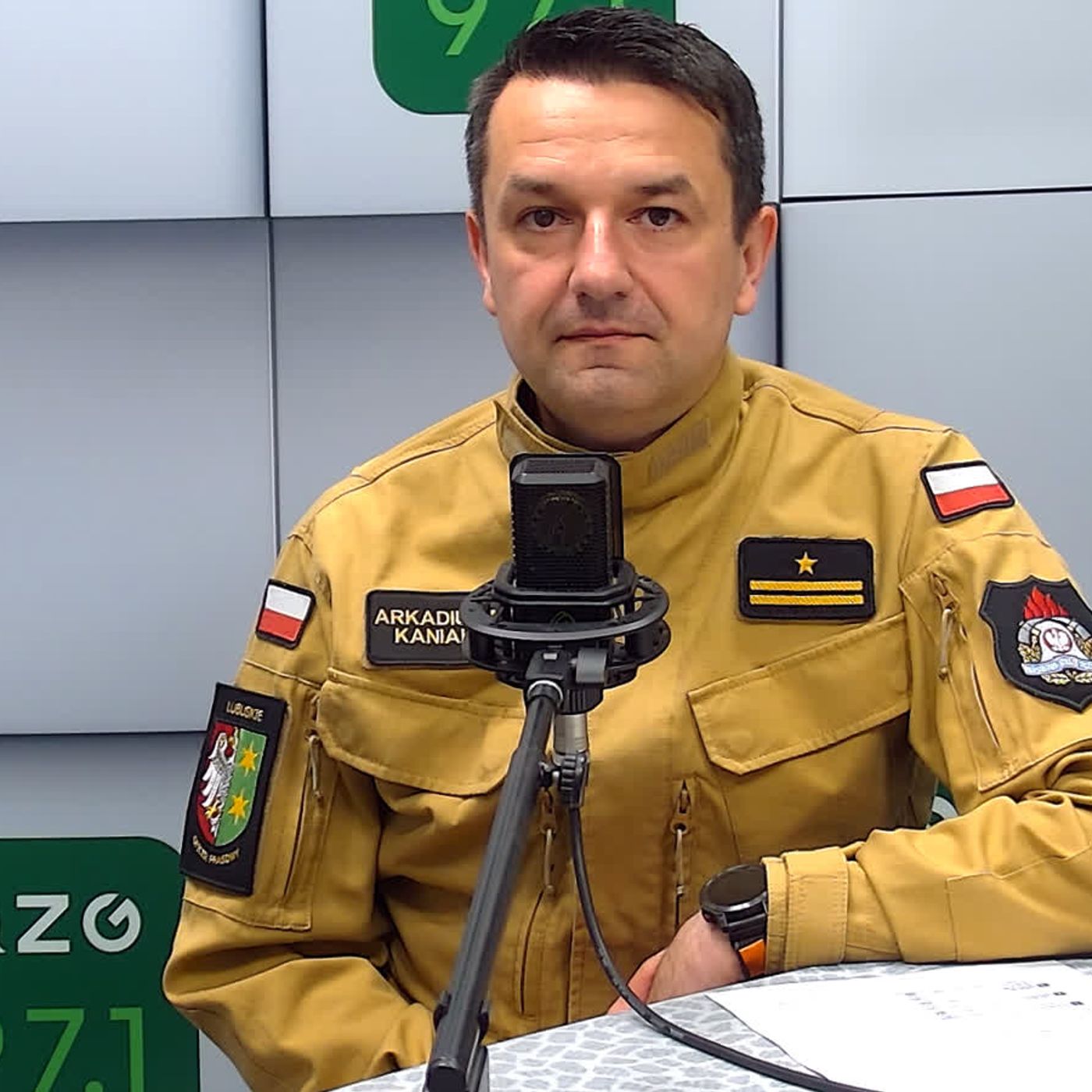 mł.bryg. Arkadiusz Kaniak, rzecznik lubuskiej straży pożarnej episode artwork
