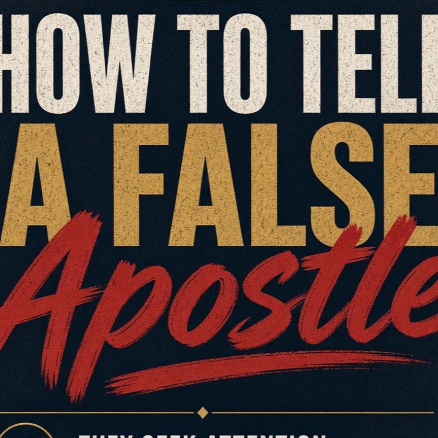 Episode 66 - How To Tell A False Apostle episode artwork