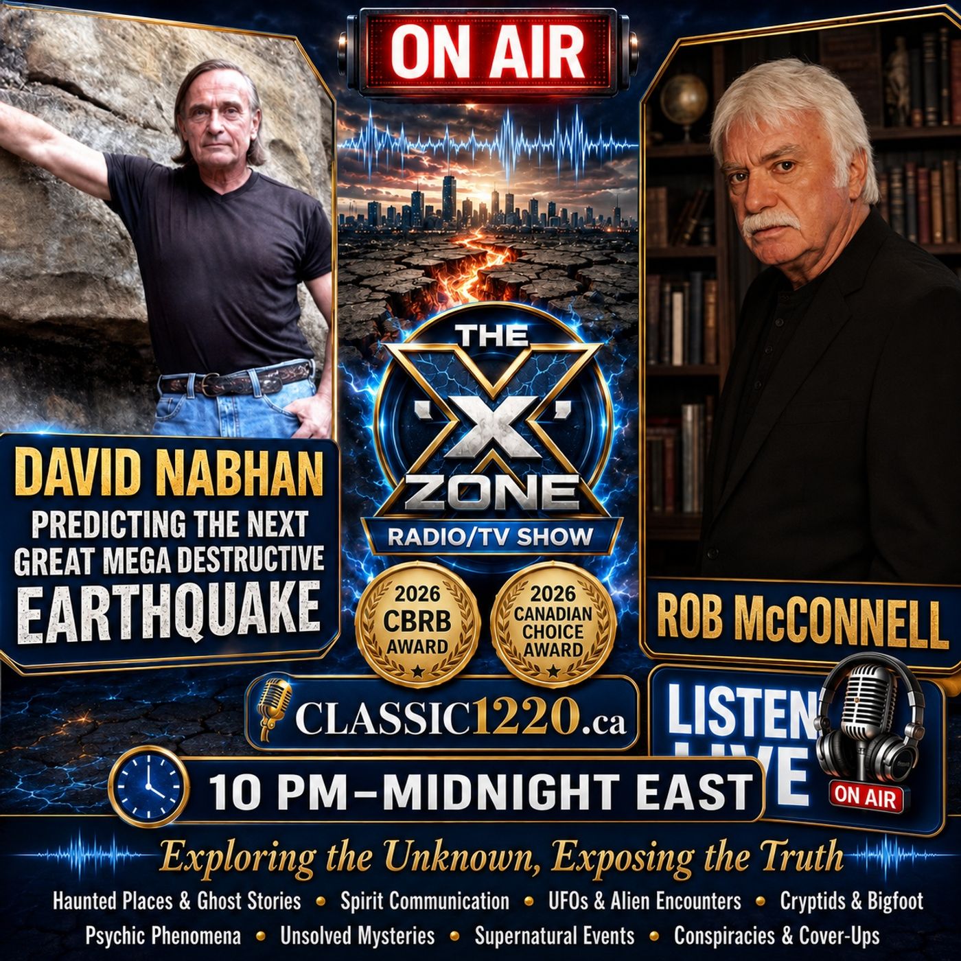 Rob McConnell Interviews - DAVID NABHAN - Predicting the Next Great Mega Destructive Earthquake episode artwork