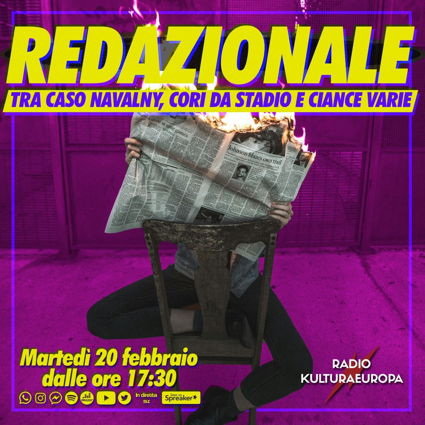 Redazionale: tra caso Navalny, cori da stadio e ciance varie